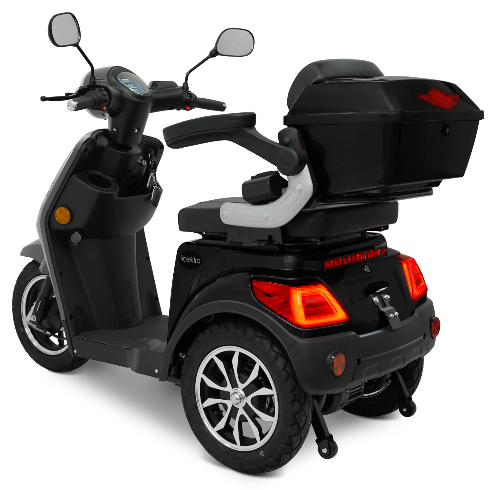 Rolektro, E-Trike 25 V.2 R31, black, 60V-20Ah lead-acid batteries, 1000 watts