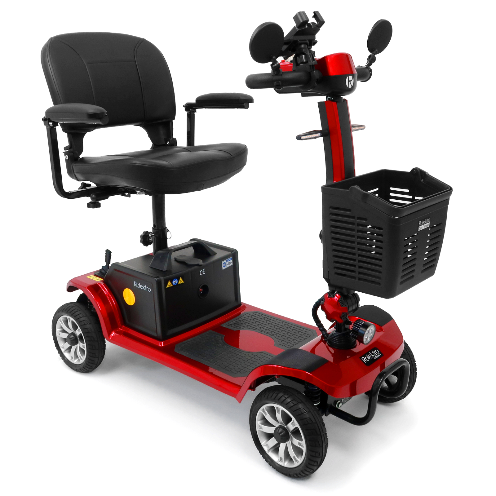 Rolektro E-Quad 6 V.2 Pro, Blei-Gel, Rot, 6 km/h 