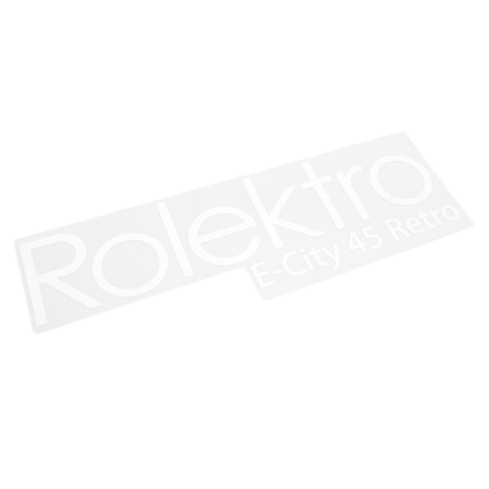 Retro45 - Aufkleber Seitenteil "Rolektro E-City 45 Retro", links