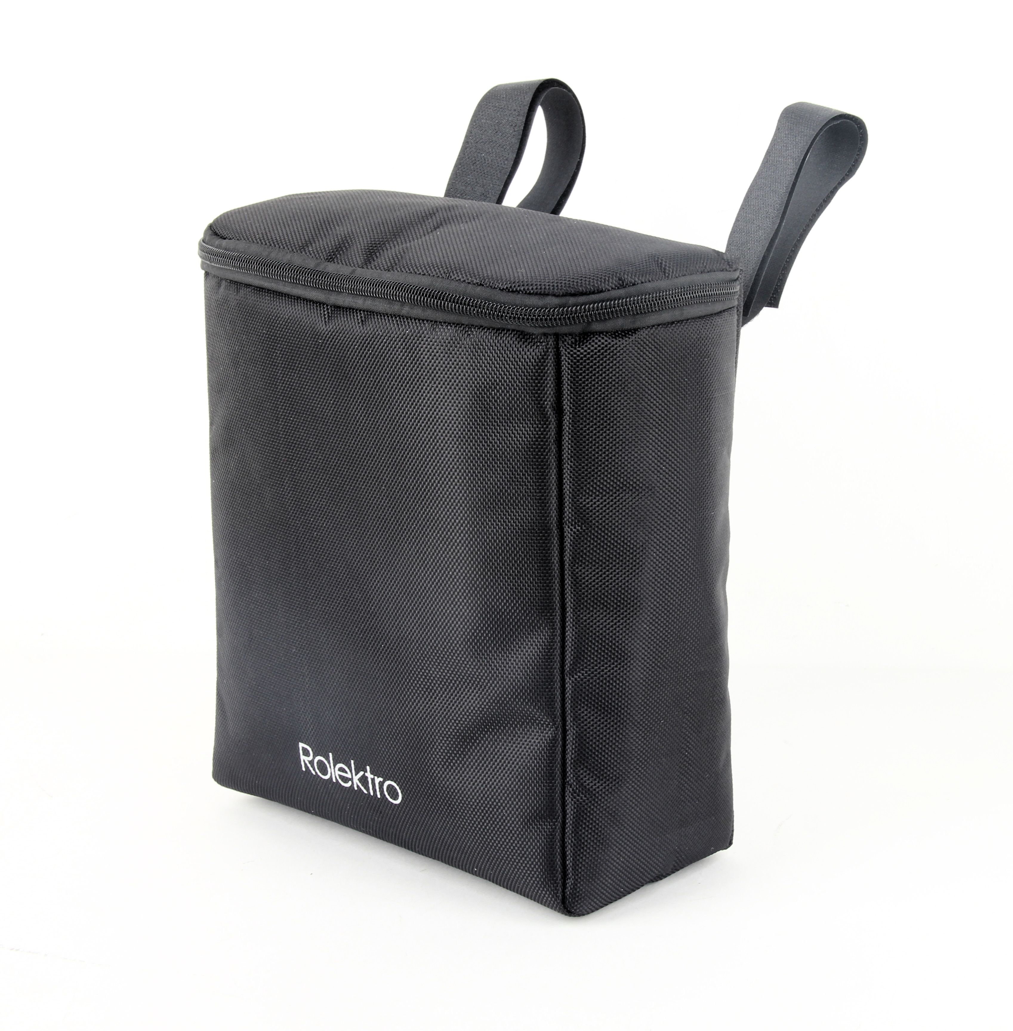 Rolektro, scooter armrest bag 23x20x10cm, black