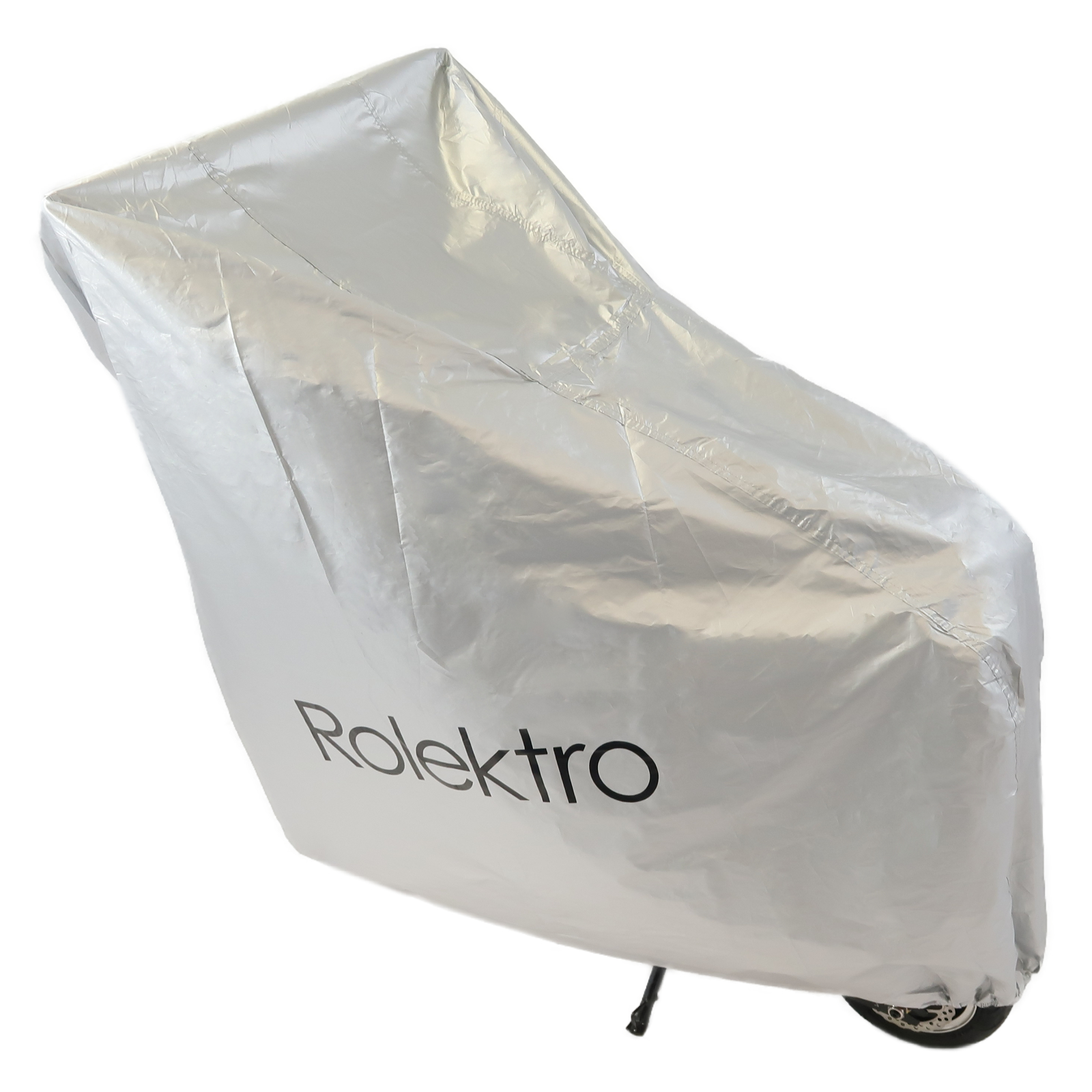 Rolektro-Z., Abdeckhülle, E-Joy 20/ Fun 20 Serie/ BT250, Silber, mit Rolektro Logo Rolektro-Z., Abdeckhülle, E-Joy 20/ Fun 20 Serie/ BT250, Silber, mit Rolektro Logo
