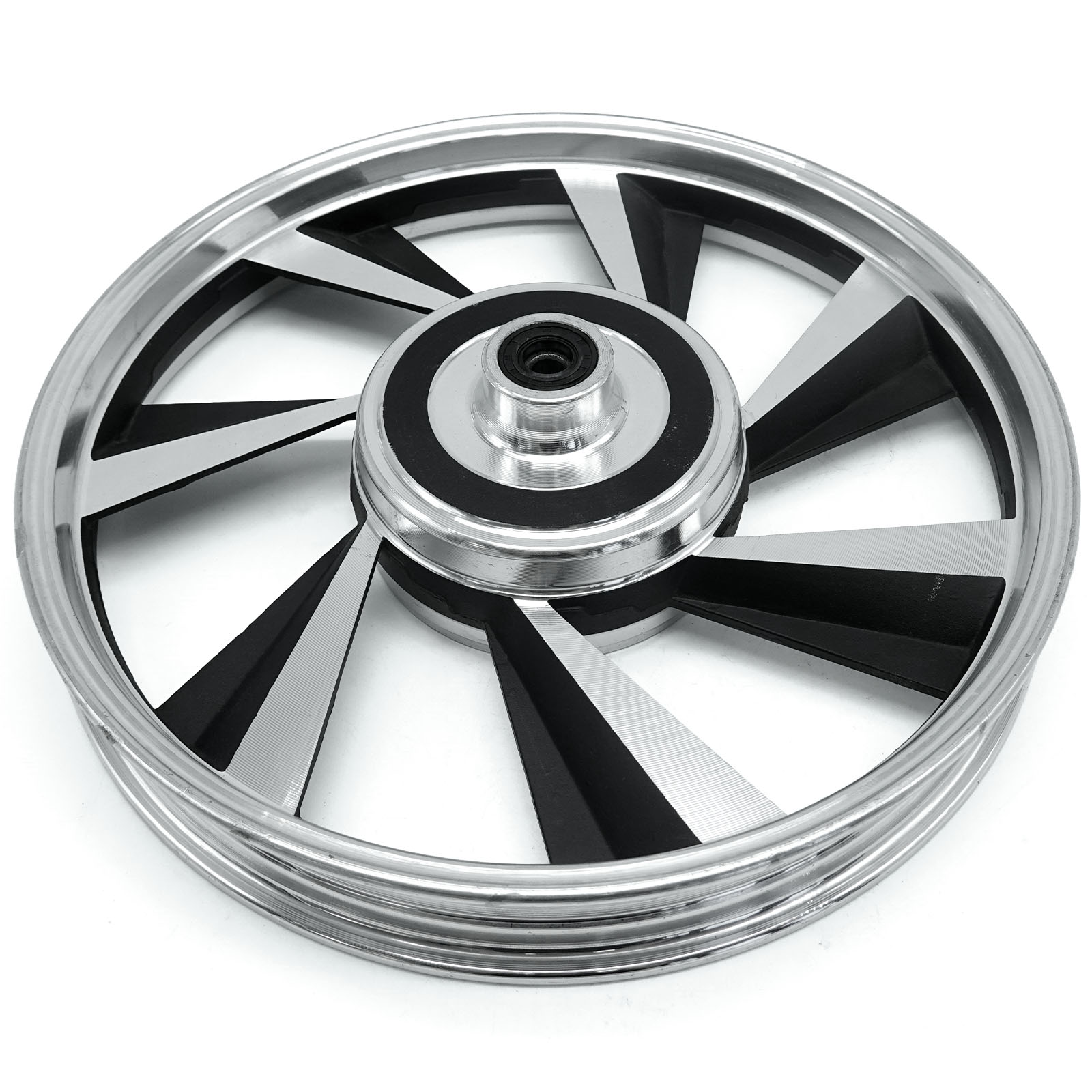 BT200/City20/45 - Rim, front wheel, black-silver