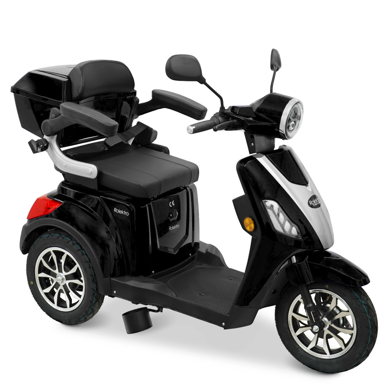 Rolektro, E-Trike 25 V.2 R31, black, 60V-20Ah lead-acid batteries, 1000 watts