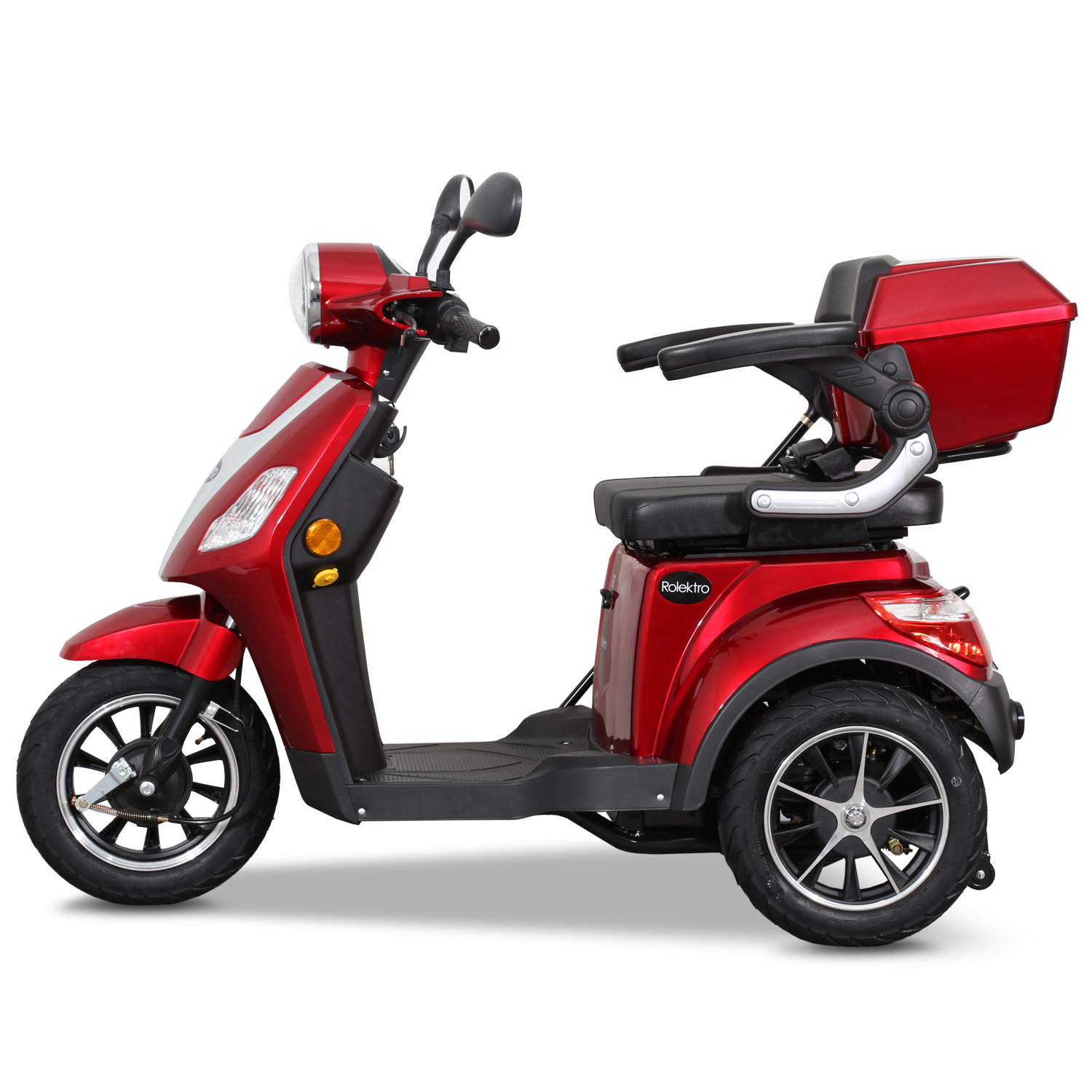 G1, Rolektro E-Trike 15 V.2 Blei-Gel, Rot, 15 km/h