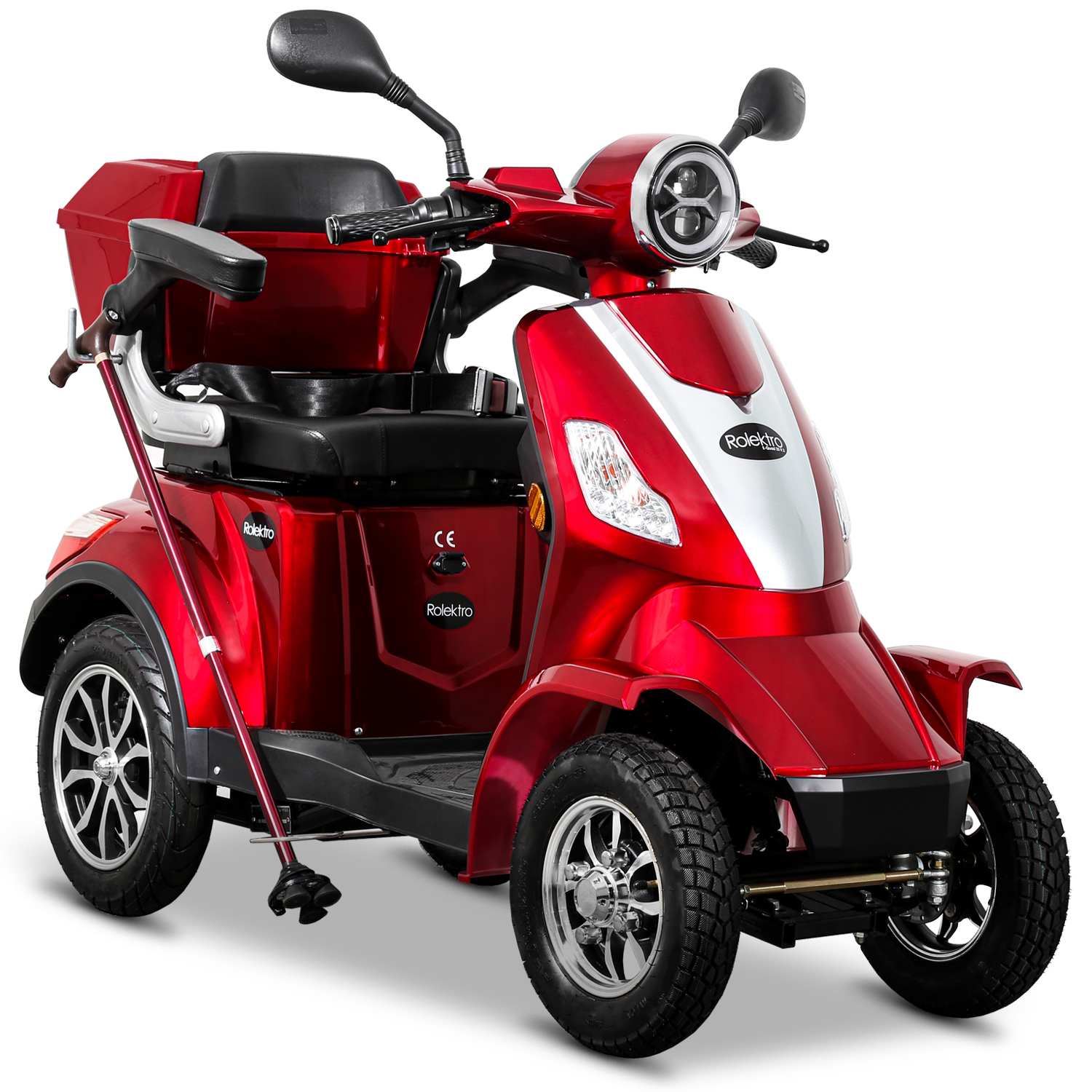 G1, Rolektro E-Quad 25 V.2 Blei-Gel, Rot, 25 km/h