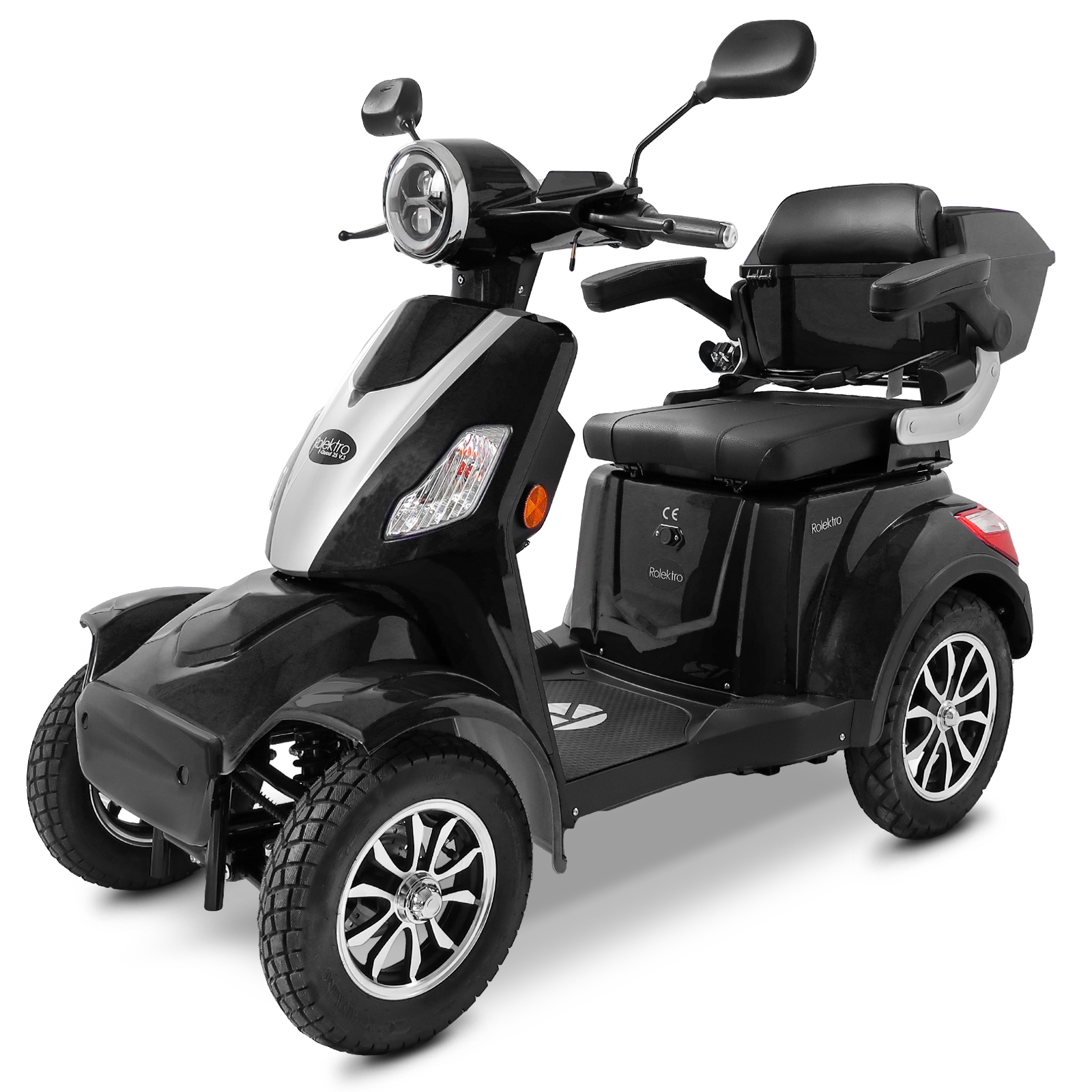 G2, Rolektro E-Quad 25 V.3 Lithium, Schwarz, 25 km/h