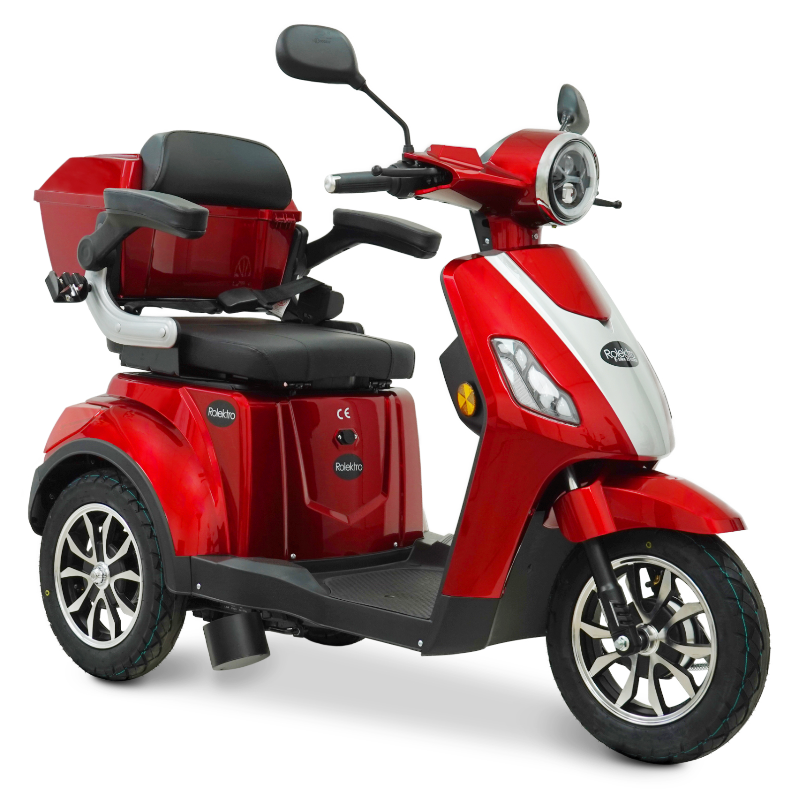 Rolektro E-Trike 25 V.2 Lead-Gel, R31, Red, 25 km/h 