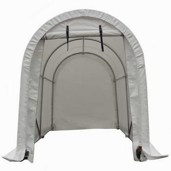 Rolektro-Z. Garage portabel Motorrad PE 200g/m², Weiss, L:2,4m B:1,6m H:1,9m, Rolektro-Z. Garage portabel Motorrad PE 200g/m², Weiss, L:2,4m B:1,6m H:1,9m,