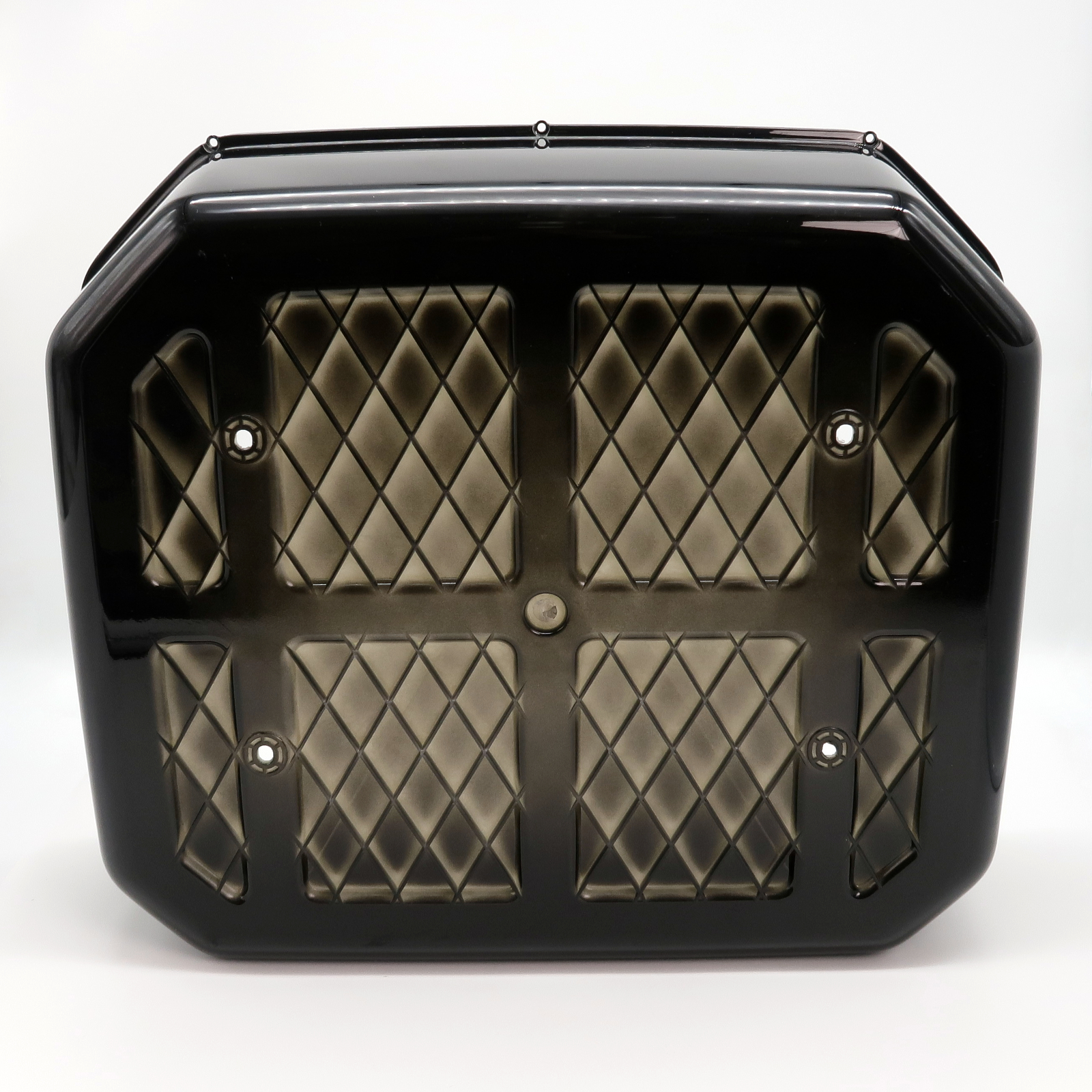 Trike15/25V2Pm/V3Pm/Quad15/25V2Pm/V3Pm/LibPm/DS3/4/Duo - Topcase hintere Hälfte, Schwarz