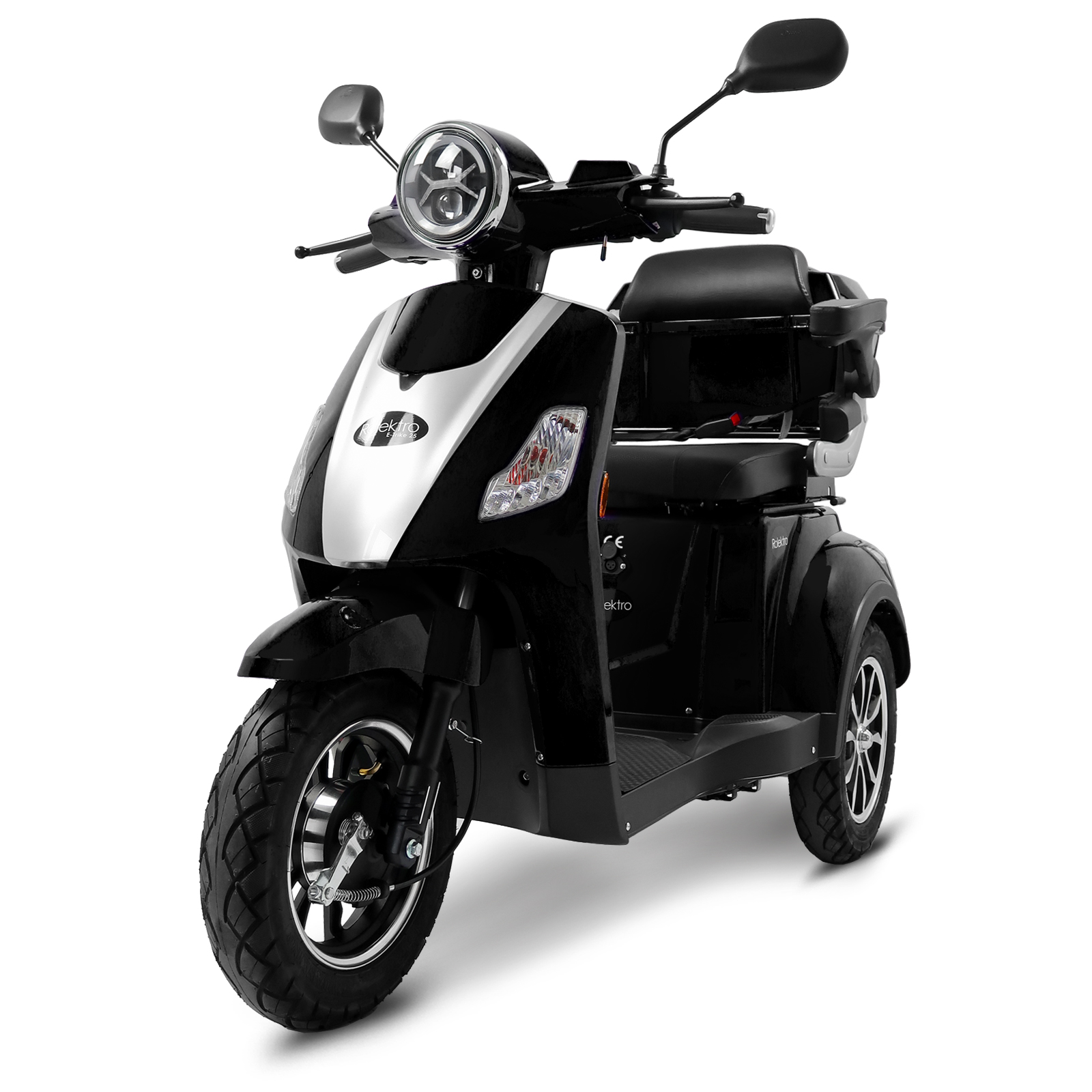 Rolektro E-Trike 25 V.3 Lithium, Schwarz, 25 km/h Rolektro E-Trike 25 V.3 Lithium, Schwarz, 25 km/h