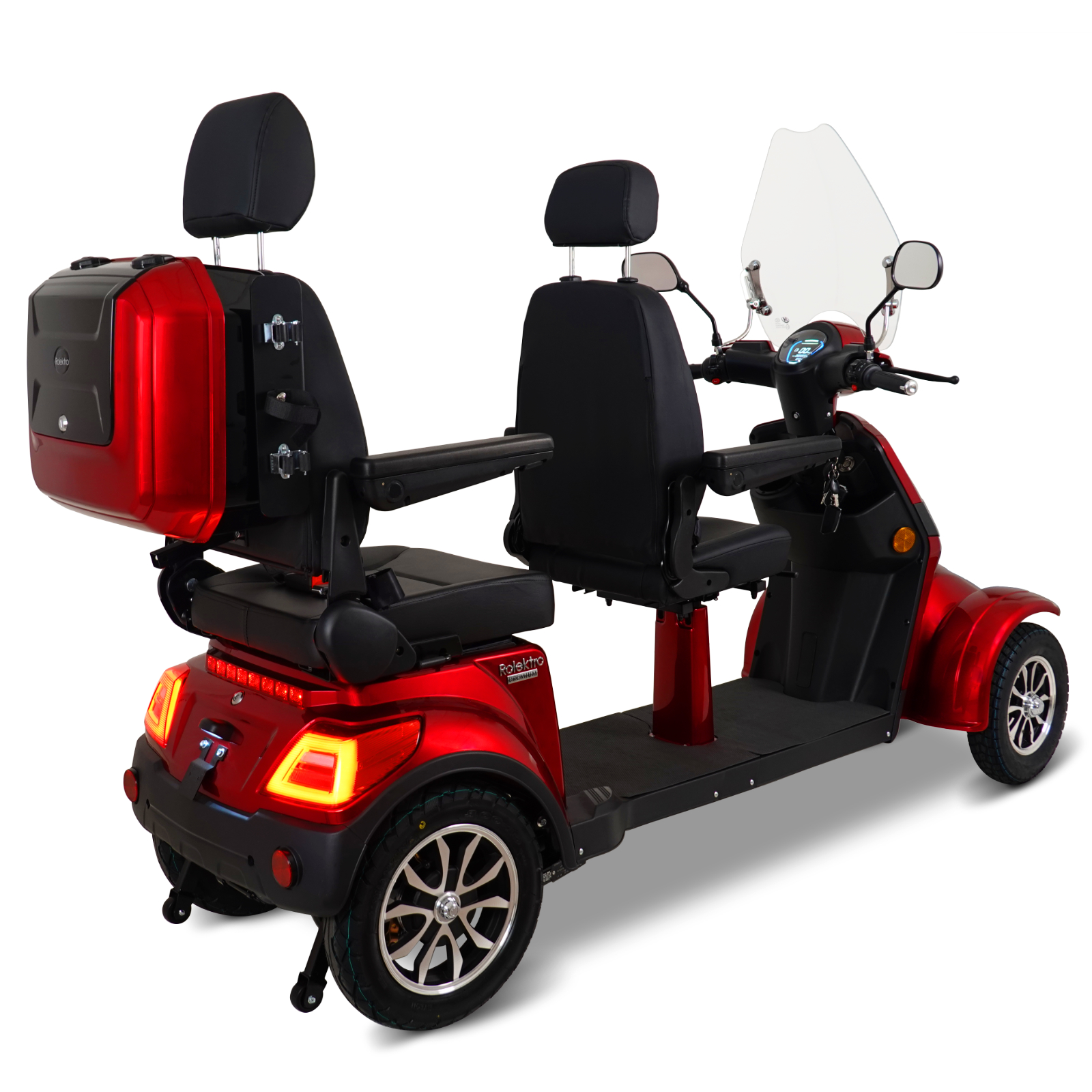 Rolektro E-Quad 25 V.3 Duo Premium, Lithium, Red, 25 km/h