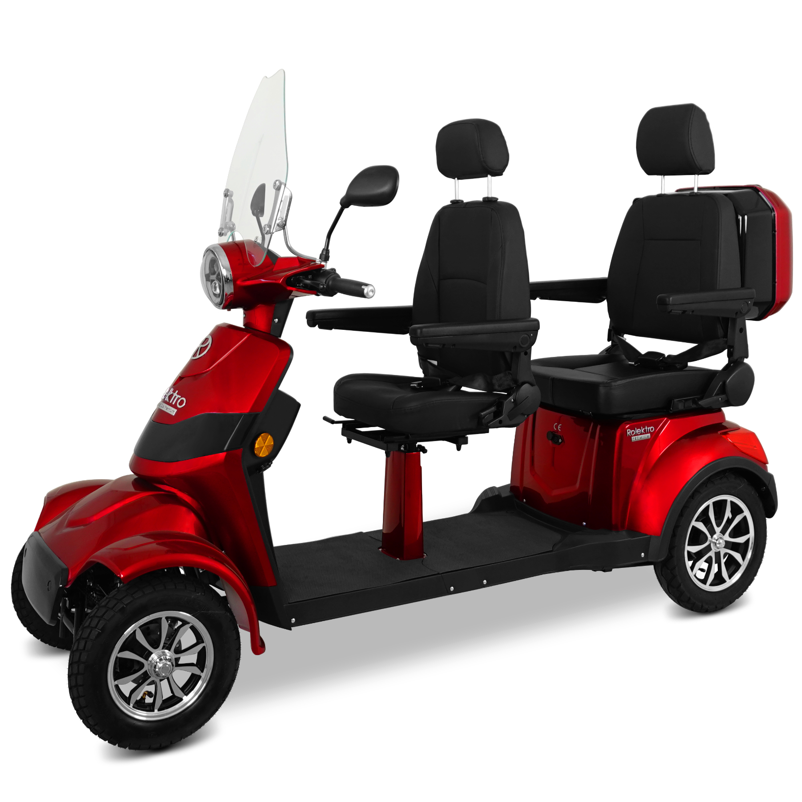 Rolektro E-Quad 25 V.3 Duo Premium, Lithium, Red, 25 km/h