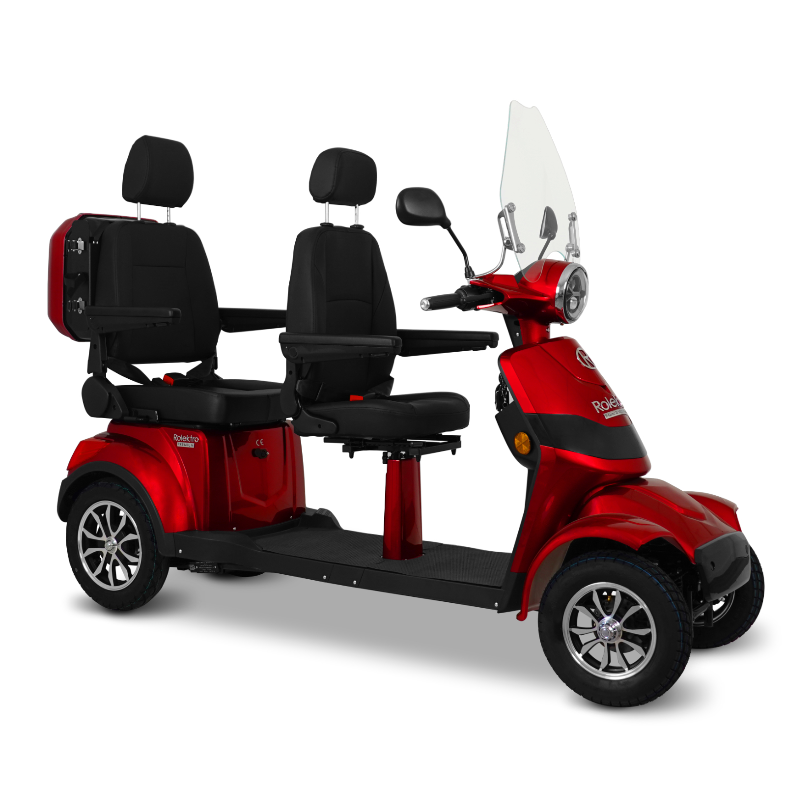 Rolektro E-Quad 25 V.3 Duo Premium, Lithium, Red, 25 km/h