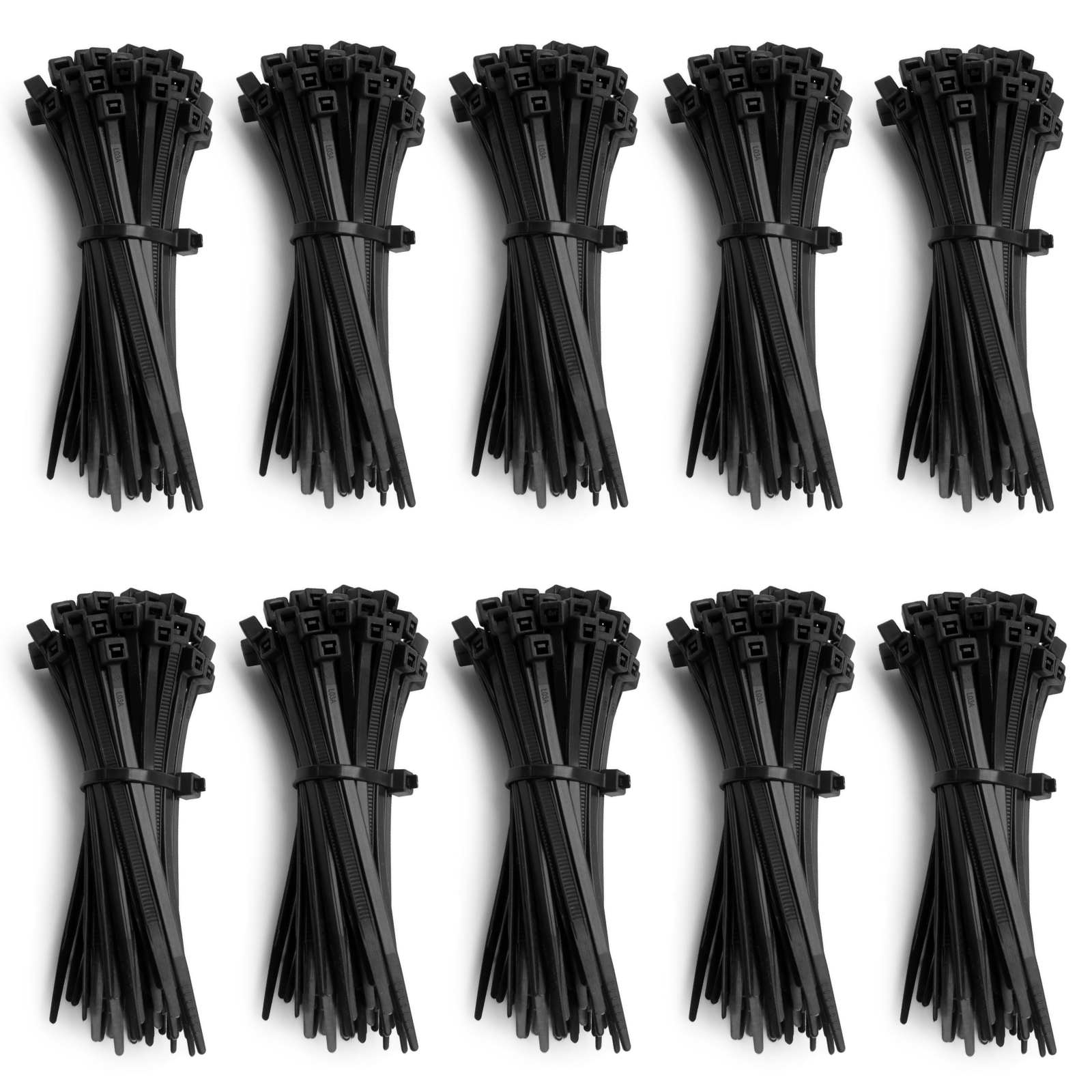 Kabelbinder, schwarz, 3,6 x 100mm, 1000 Stk