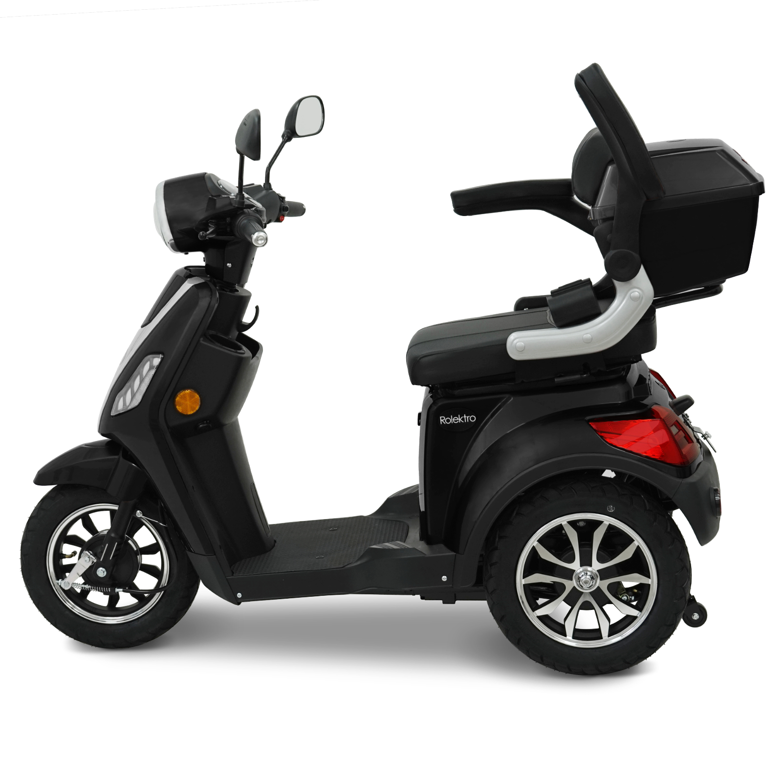 Rolektro, E-Trike 25 V.2 R31, black, 60V-20Ah lead-acid batteries, 1000 watts