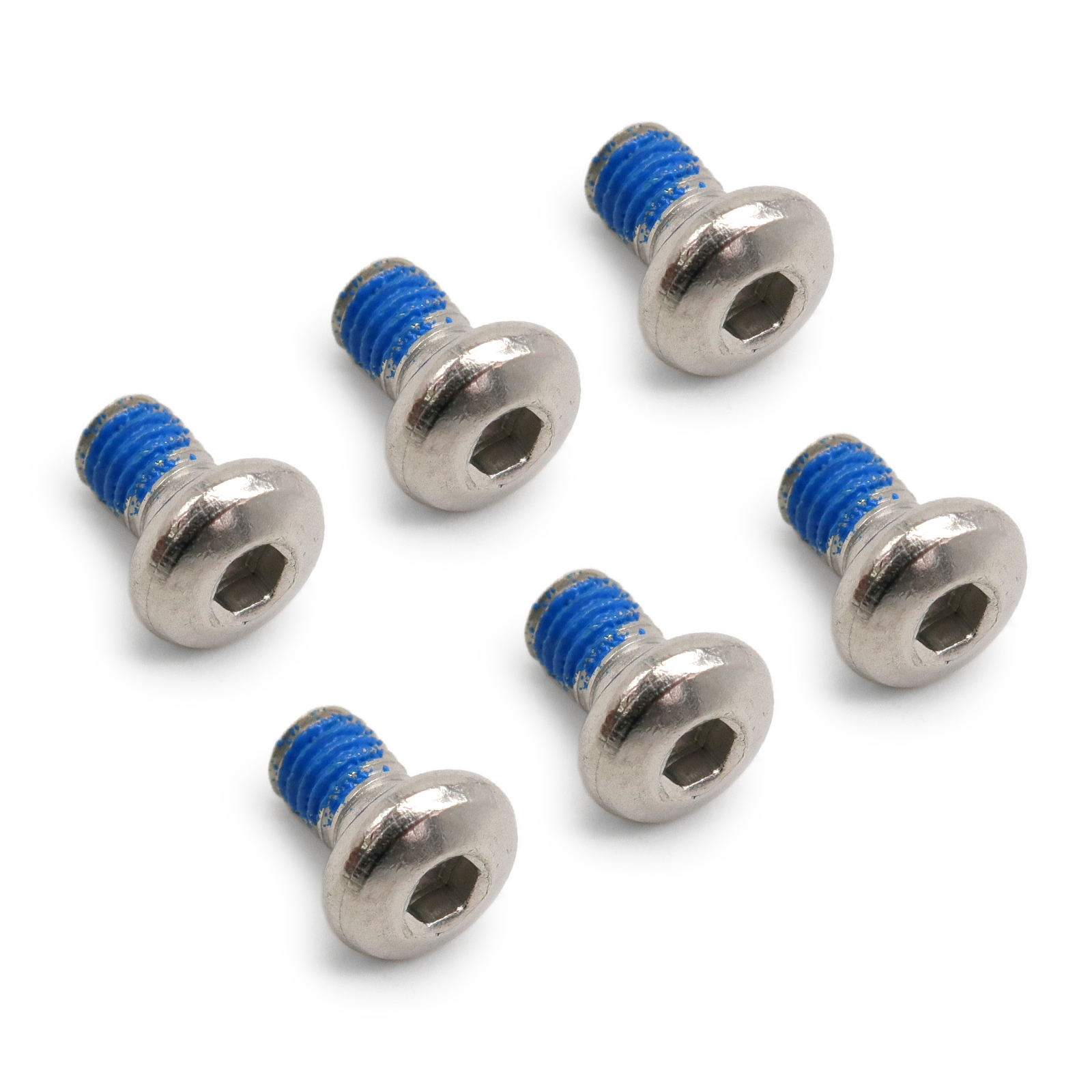 Joy20/20Li/45 - Schrauben M5 x 8, Flachkopfschraube für Bremsscheibe Hinterrad, 6 Stück