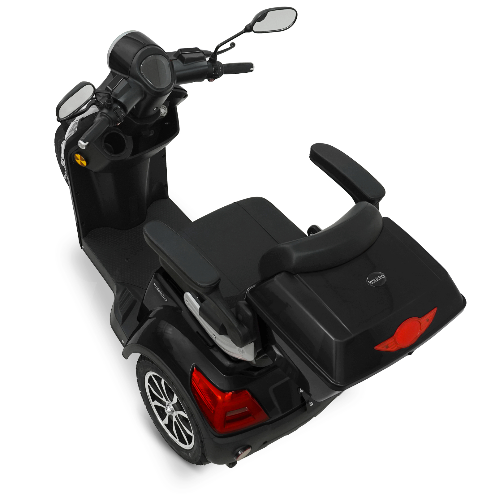 Rolektro, E-Trike 25 V.2 R31, black, 60V-20Ah lead-acid batteries, 1000 watts