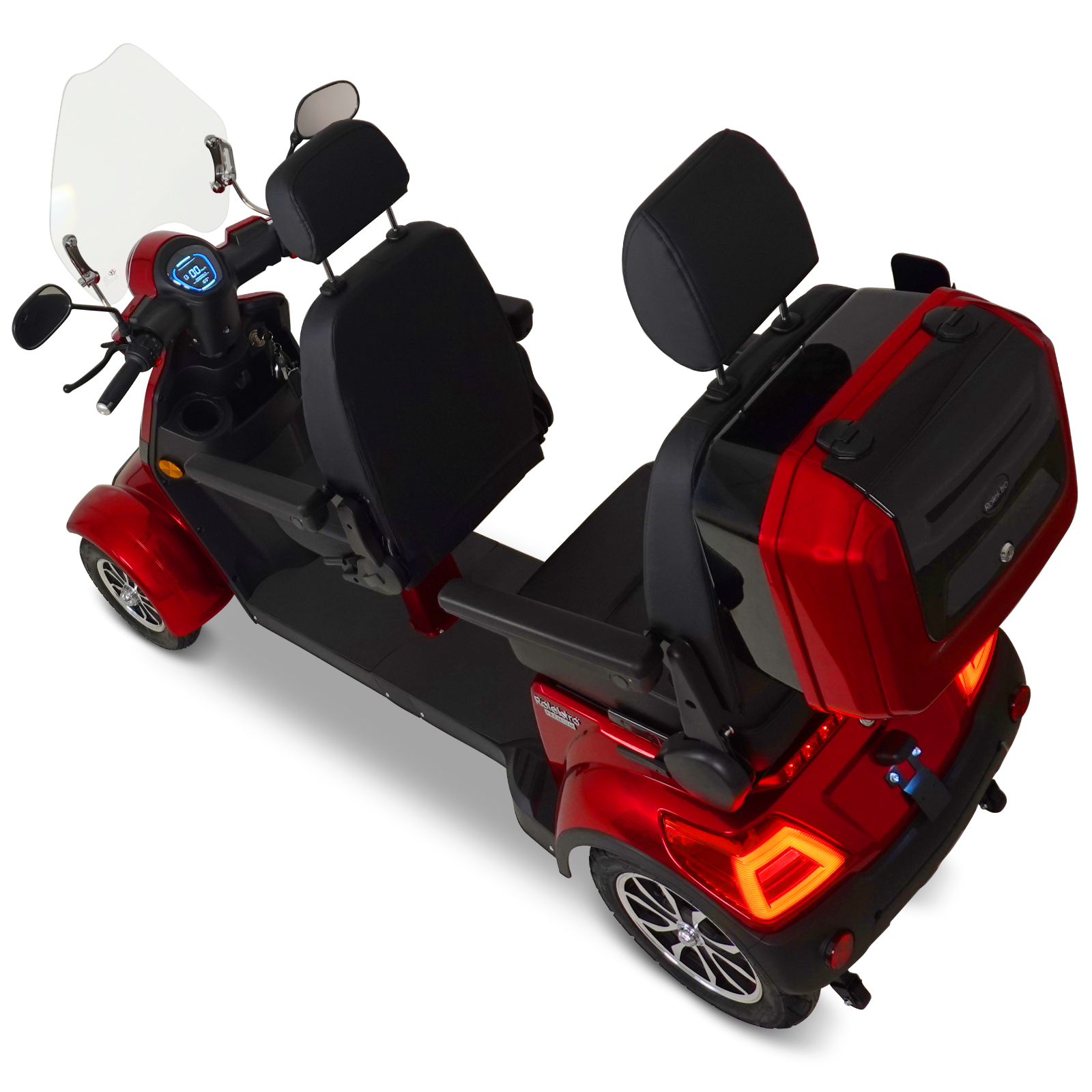 Rolektro E-Quad 25 V.3 Duo Premium, Lithium, Red, 25 km/h