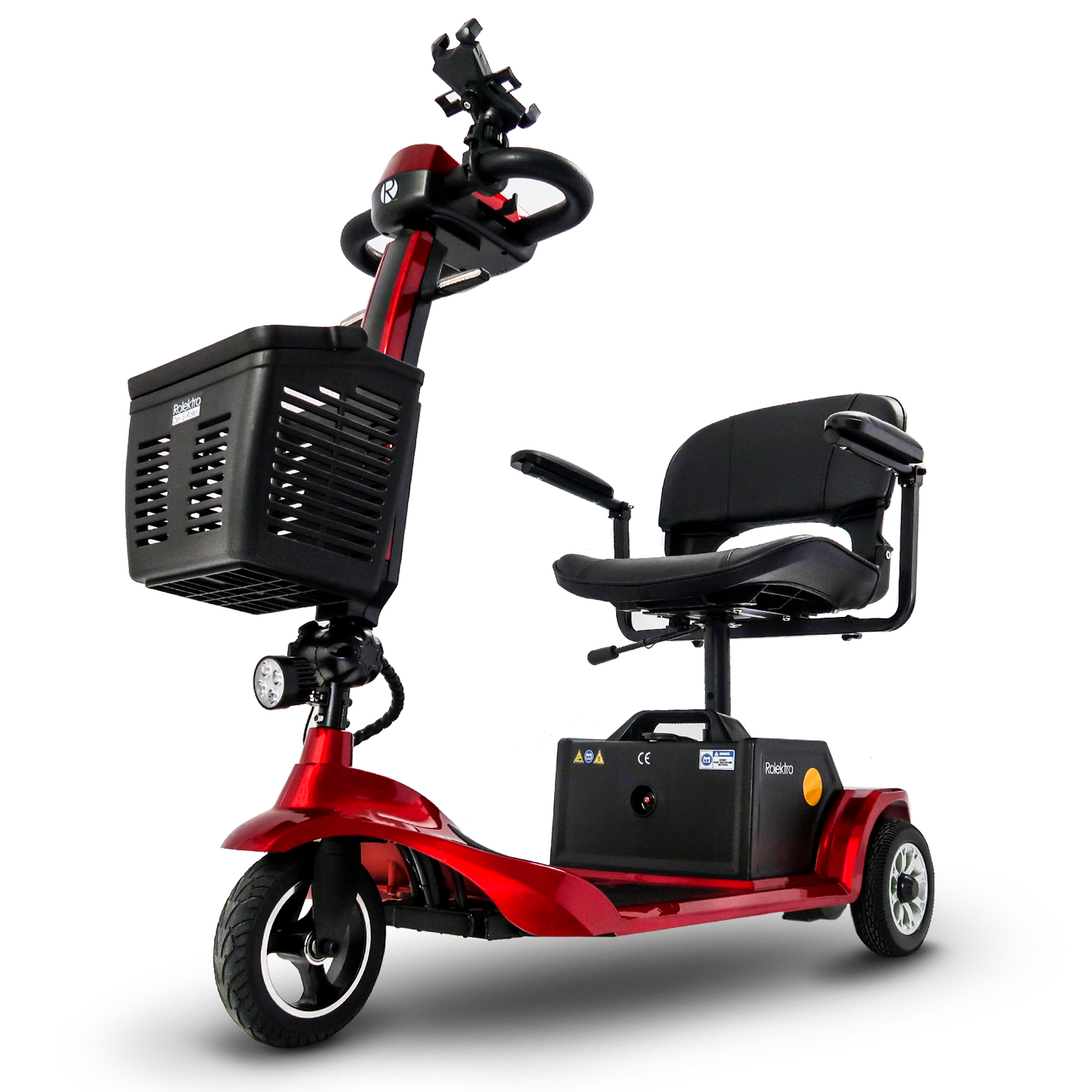 G1, Rolektro E-Trike 6 Blei-Gel, Rot, 6 km/h