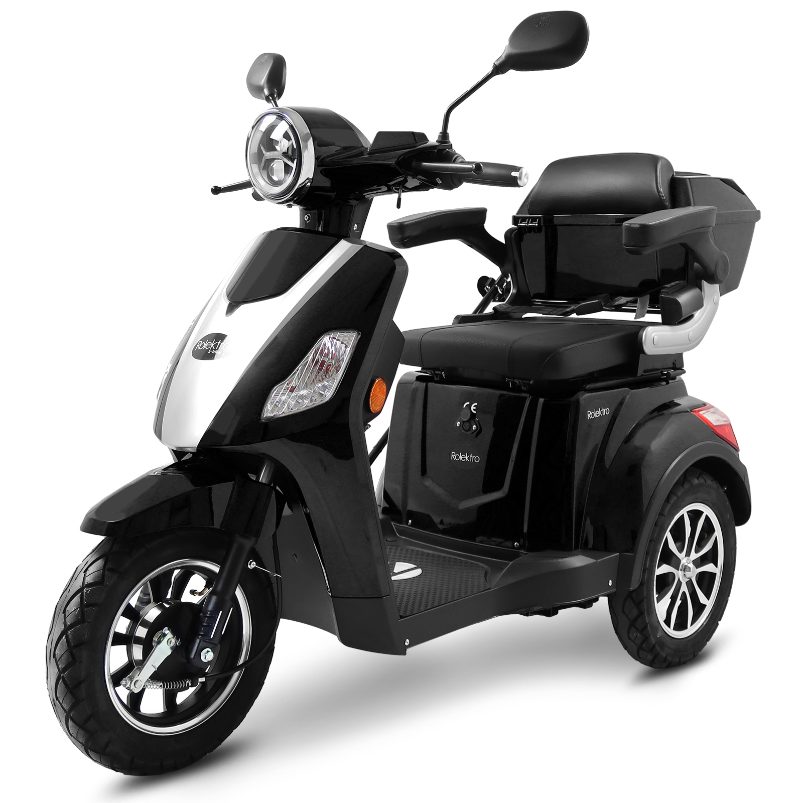 Rolektro E-Trike 25 V.3 Lithium, Schwarz, 25 km/h Rolektro E-Trike 25 V.3 Lithium, Schwarz, 25 km/h