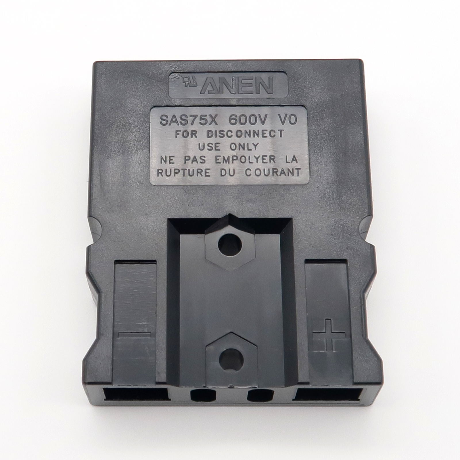 Trike15/25V3/V3Pm/Quad15/25V3/V3Pm/Lib/DS3/4/Duo - Anschlussstecker, Batteriestecker mit Kontakten, schwarz, ab 2023 Trike15/25V3/V3Pm/Quad15/25V3/V3Pm/Lib/DS3/4/Duo - Anschlussstecker, Batteriestecker mit Kontakten, schwarz, ab 2023