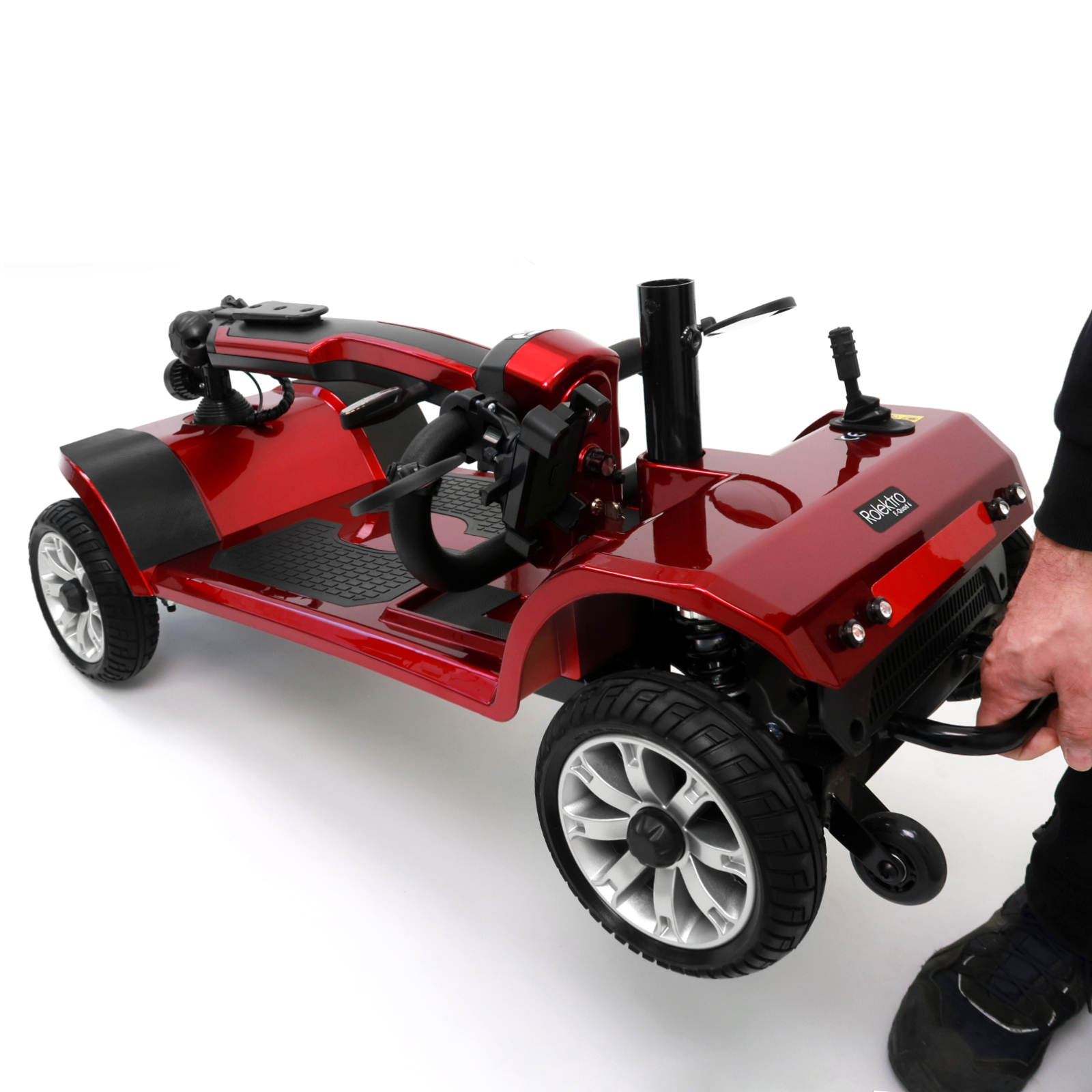 Rolektro E-Quad 6 V.2 Pro, Blei-Gel, Rot, 6 km/h 