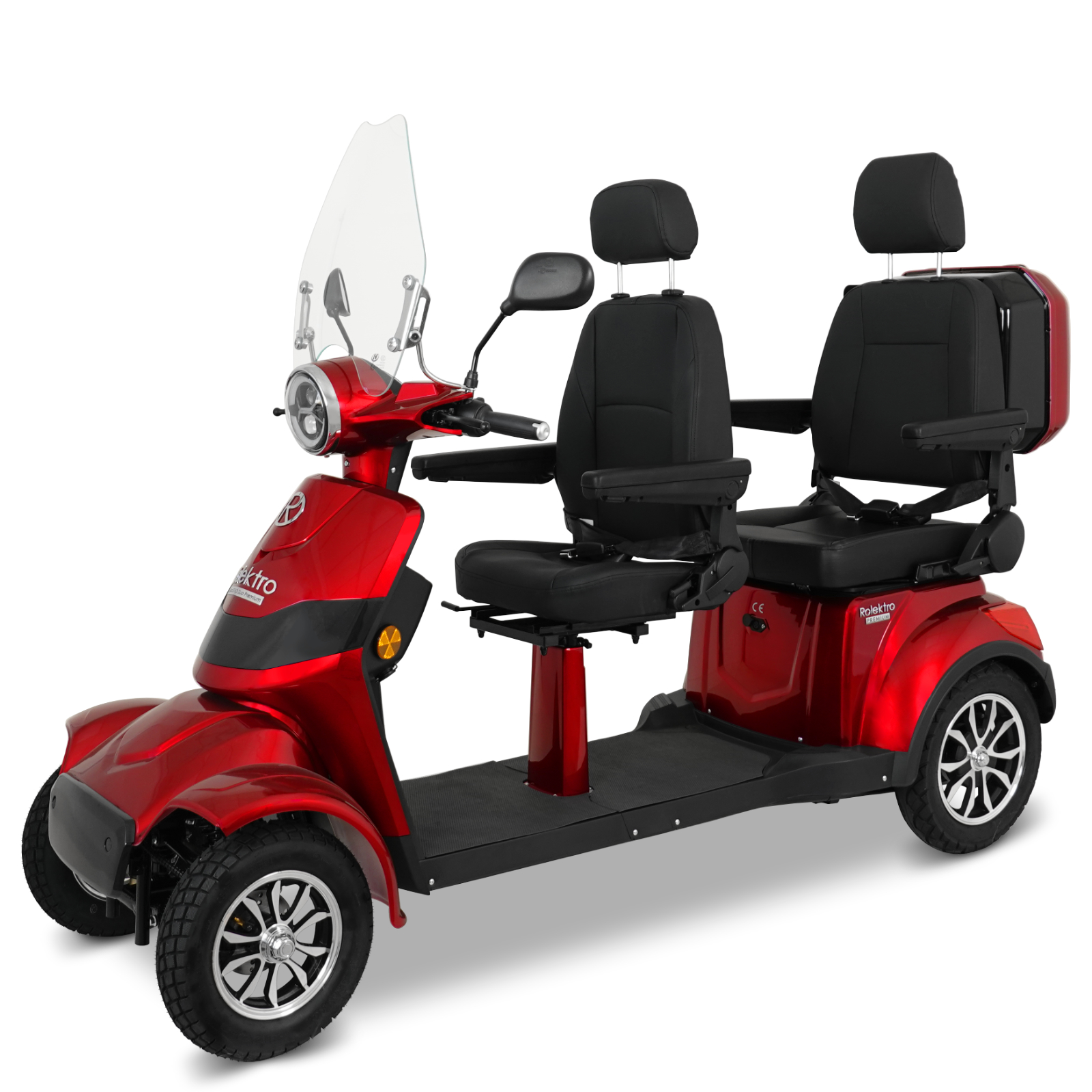 Rolektro E-Quad 25 V.3 Duo Premium, Lithium, Red, 25 km/h