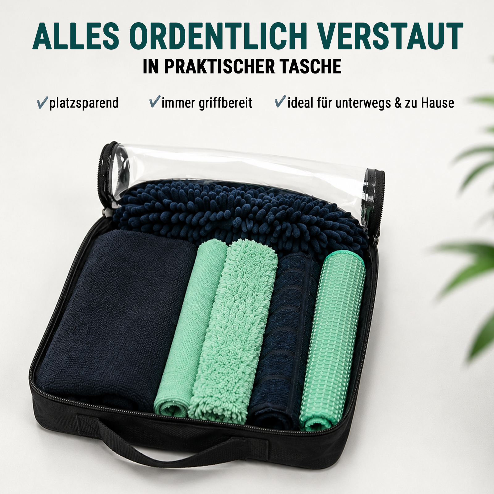 Rolektro, Reinigungsset für Elektrofahrzeuge, Waschset 6 Teile