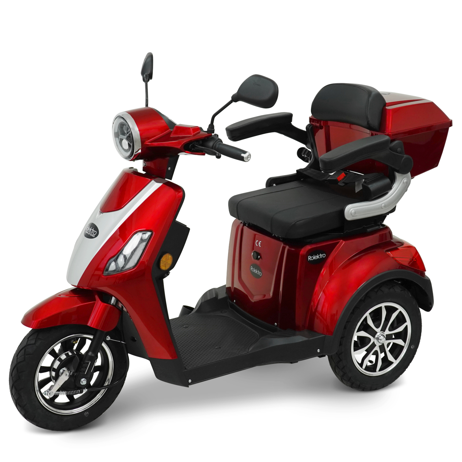 Rolektro E-Trike 25 V.2 Lead-Gel, R31, Red, 25 km/h 