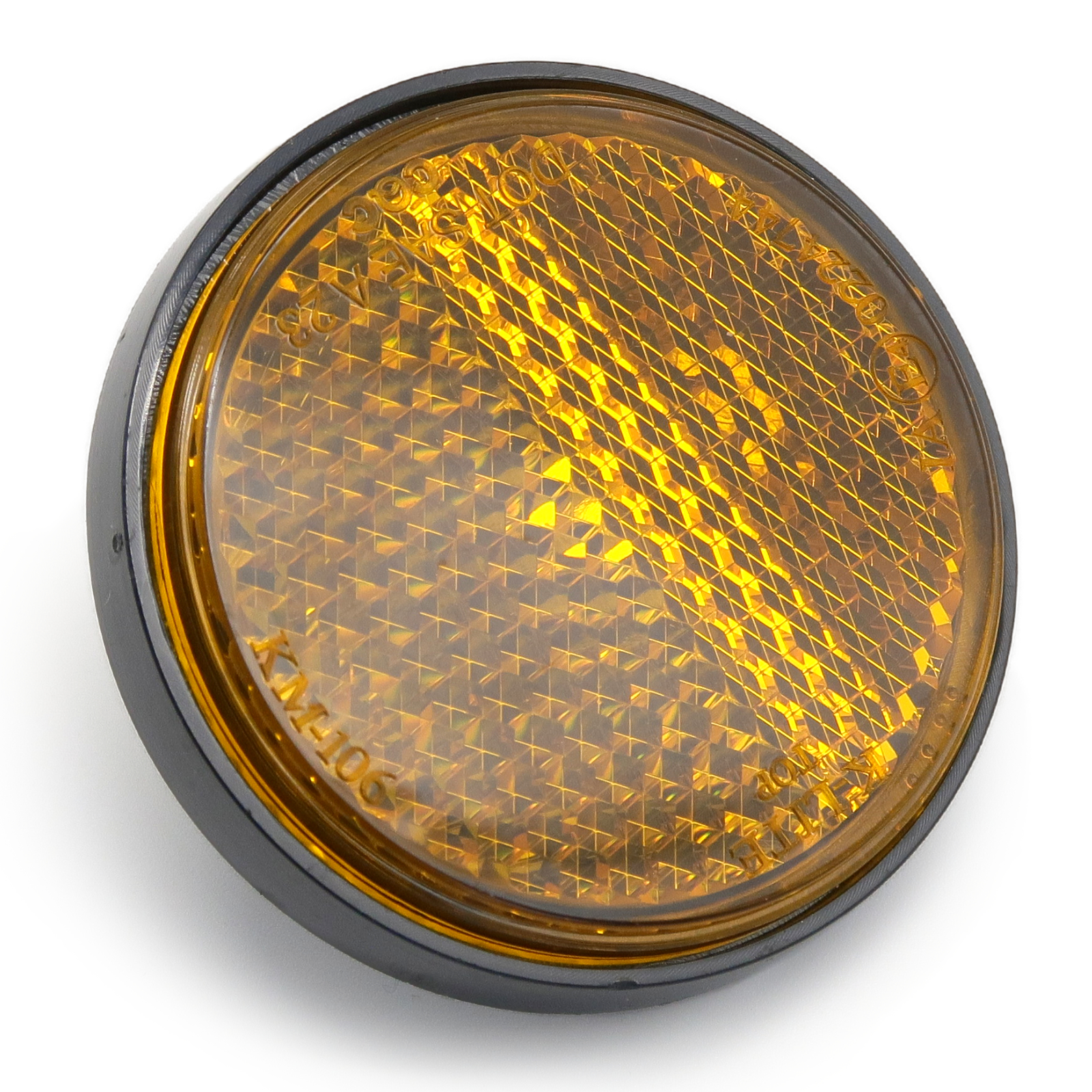 MX4 - Reflektor, rund, orange, 1 Stück