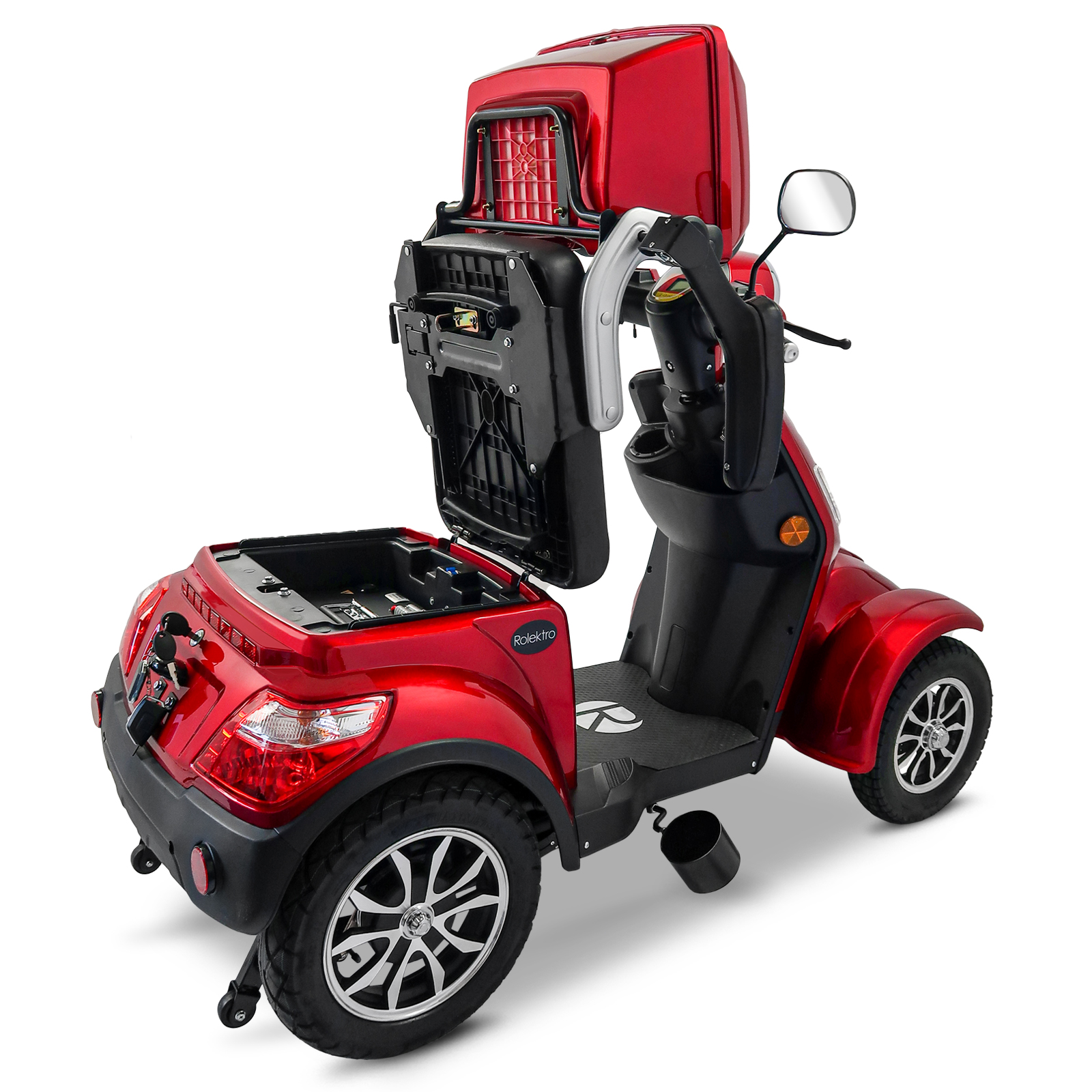 G1, Rolektro E-Quad 15 V.3 Lithium, Rot, 15 km/h