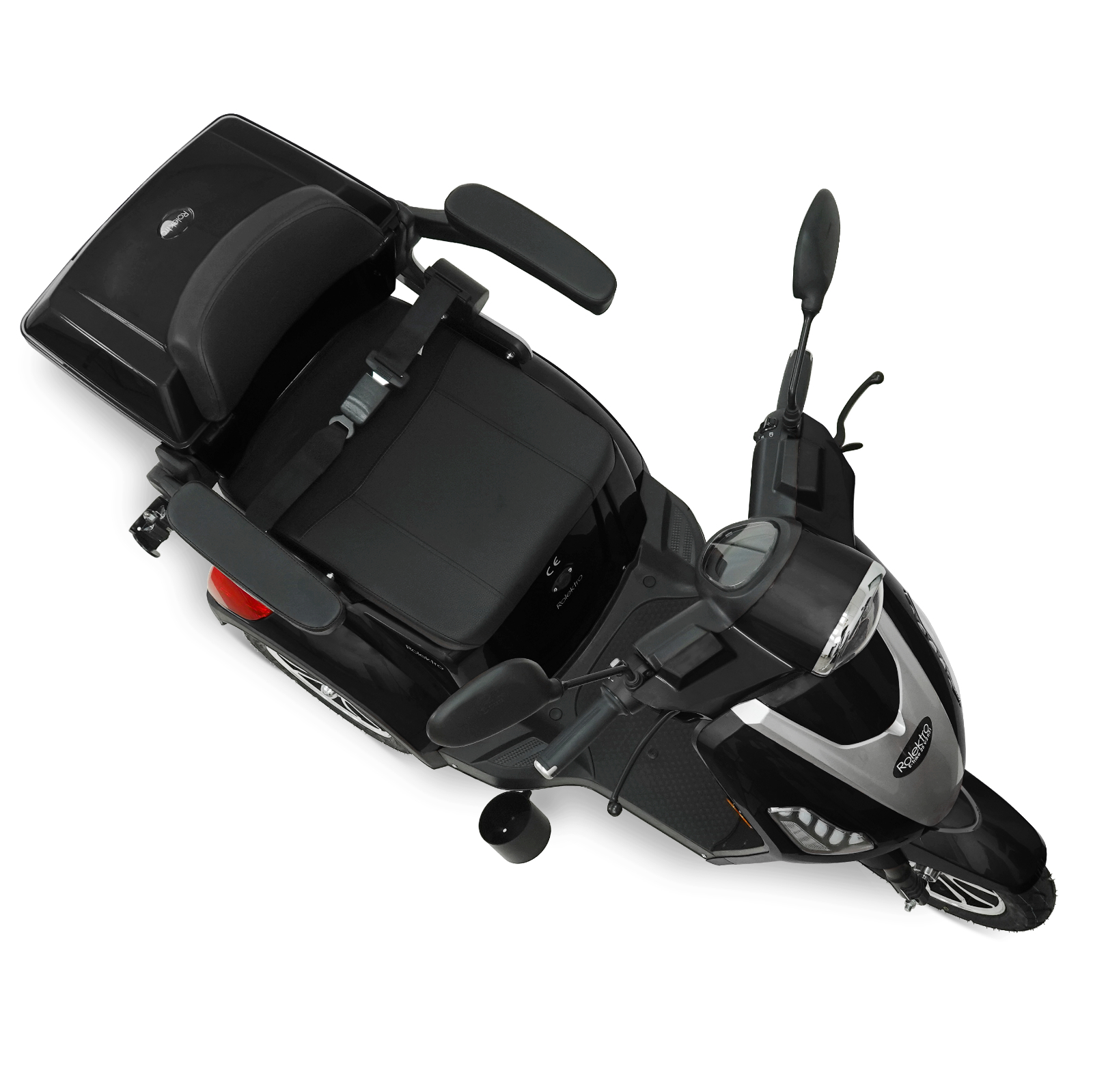 Rolektro, E-Trike 25 V.2 R31, black, 60V-20Ah lead-acid batteries, 1000 watts