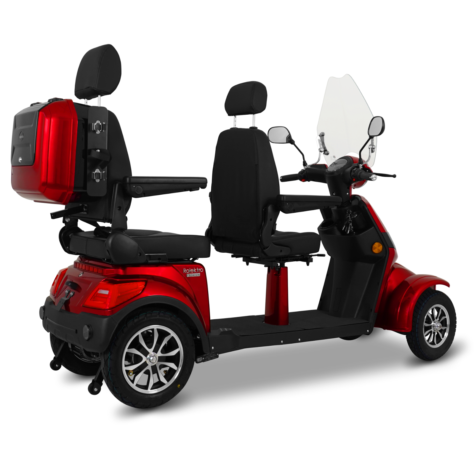 Rolektro E-Quad 25 V.3 Duo Premium, Lithium, Red, 25 km/h