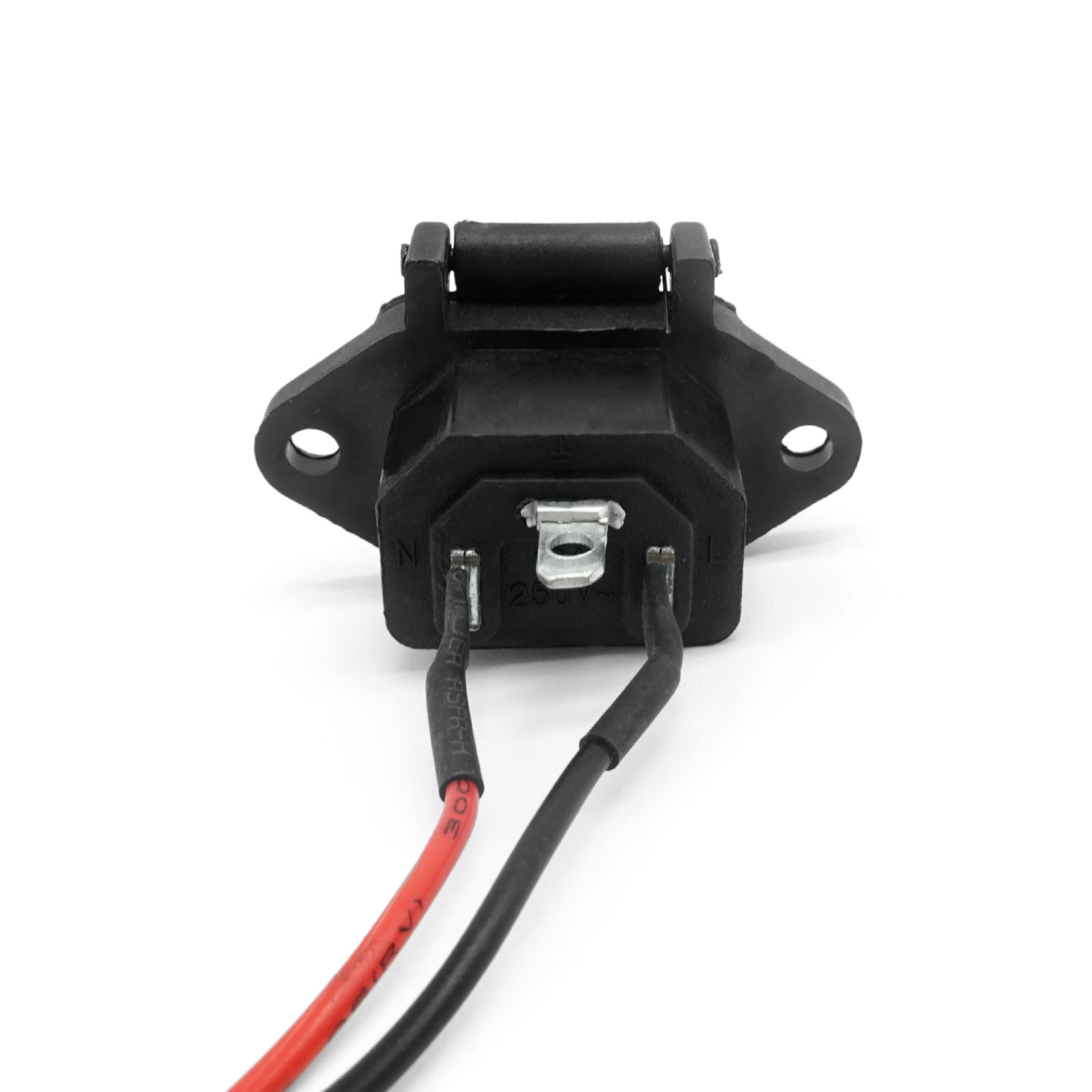 BT200 - Charging socket, with cable and plug, square