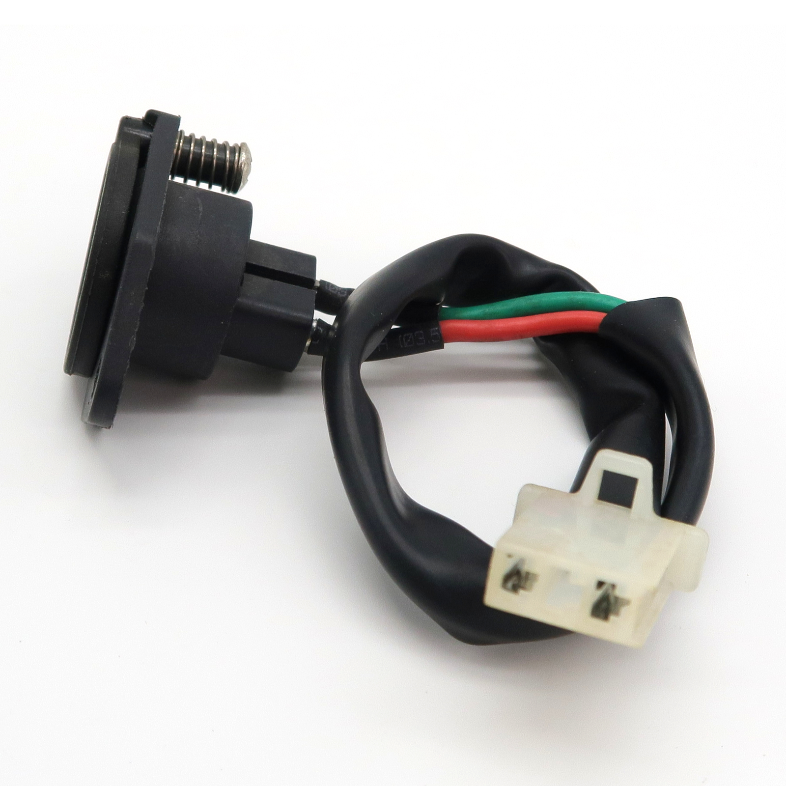 Carrier25V2 - Ladebuchse, mit Kabel und Stecker, 3 polig, Rund, Pin 2 Minus