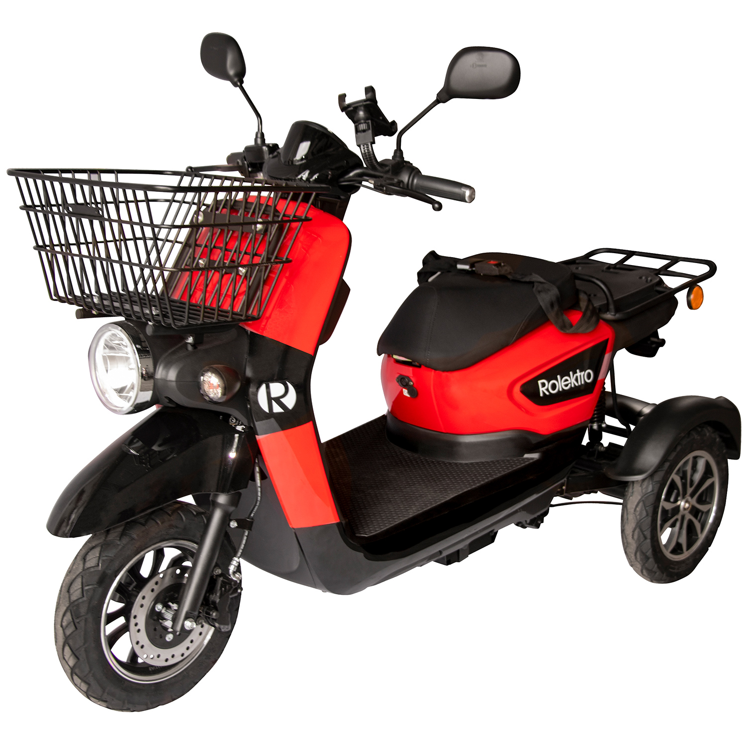 G1, Rolektro E-Carrier 25 V.2 Blei-Gel, Rot, ohne Koffer, 25 km/h