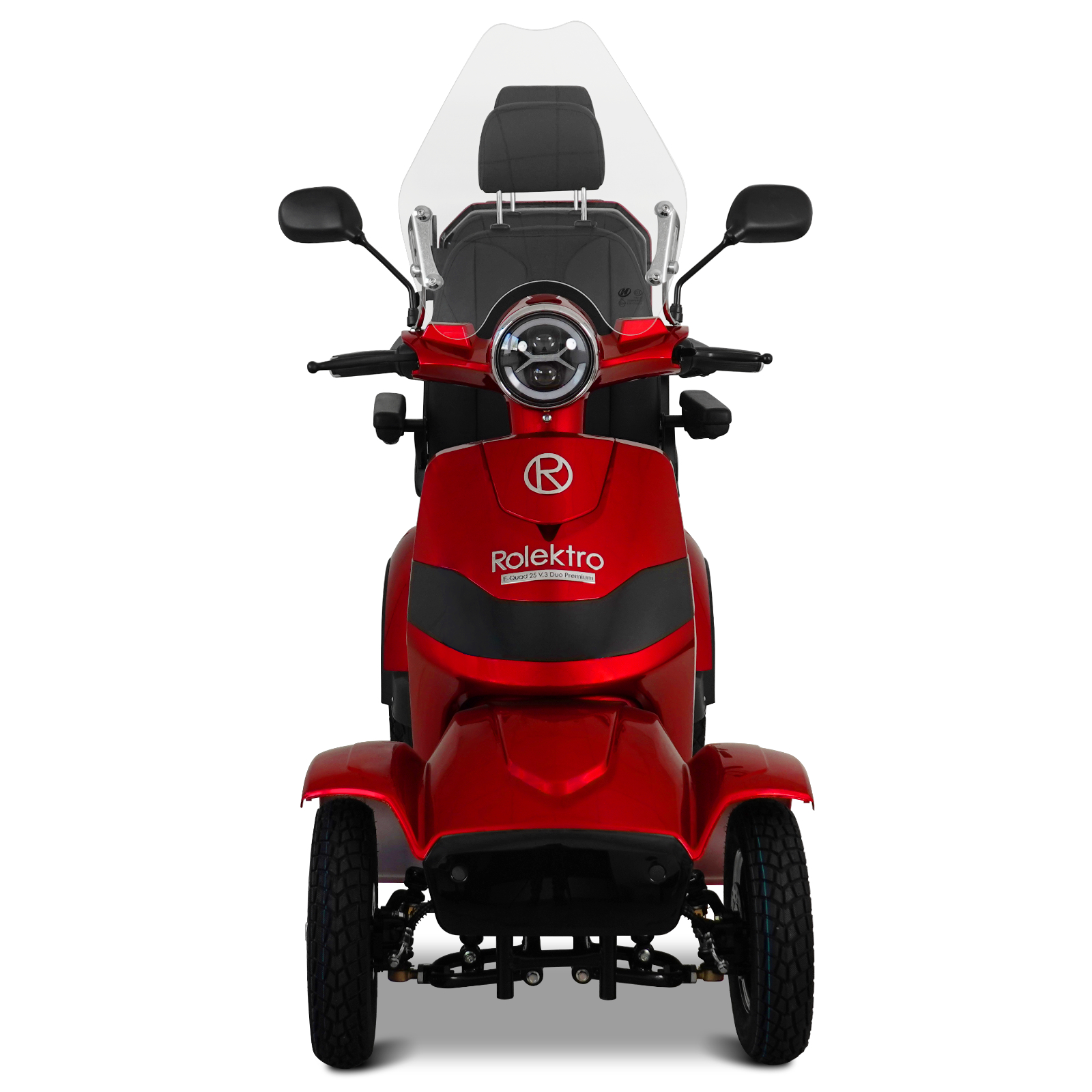 Rolektro E-Quad 25 V.3 Duo Premium, Lithium, Red, 25 km/h