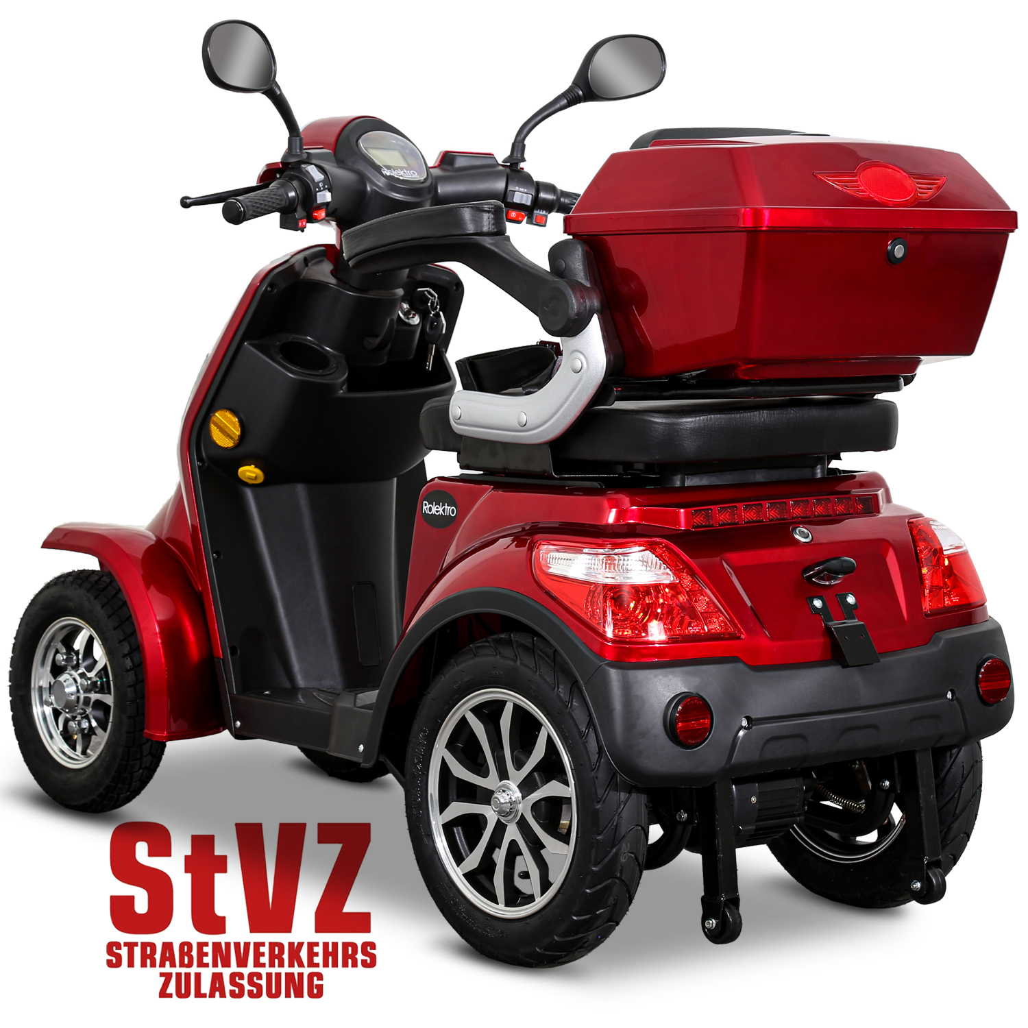 G1, Rolektro E-Quad 25 V.2 Blei-Gel, Rot, 25 km/h