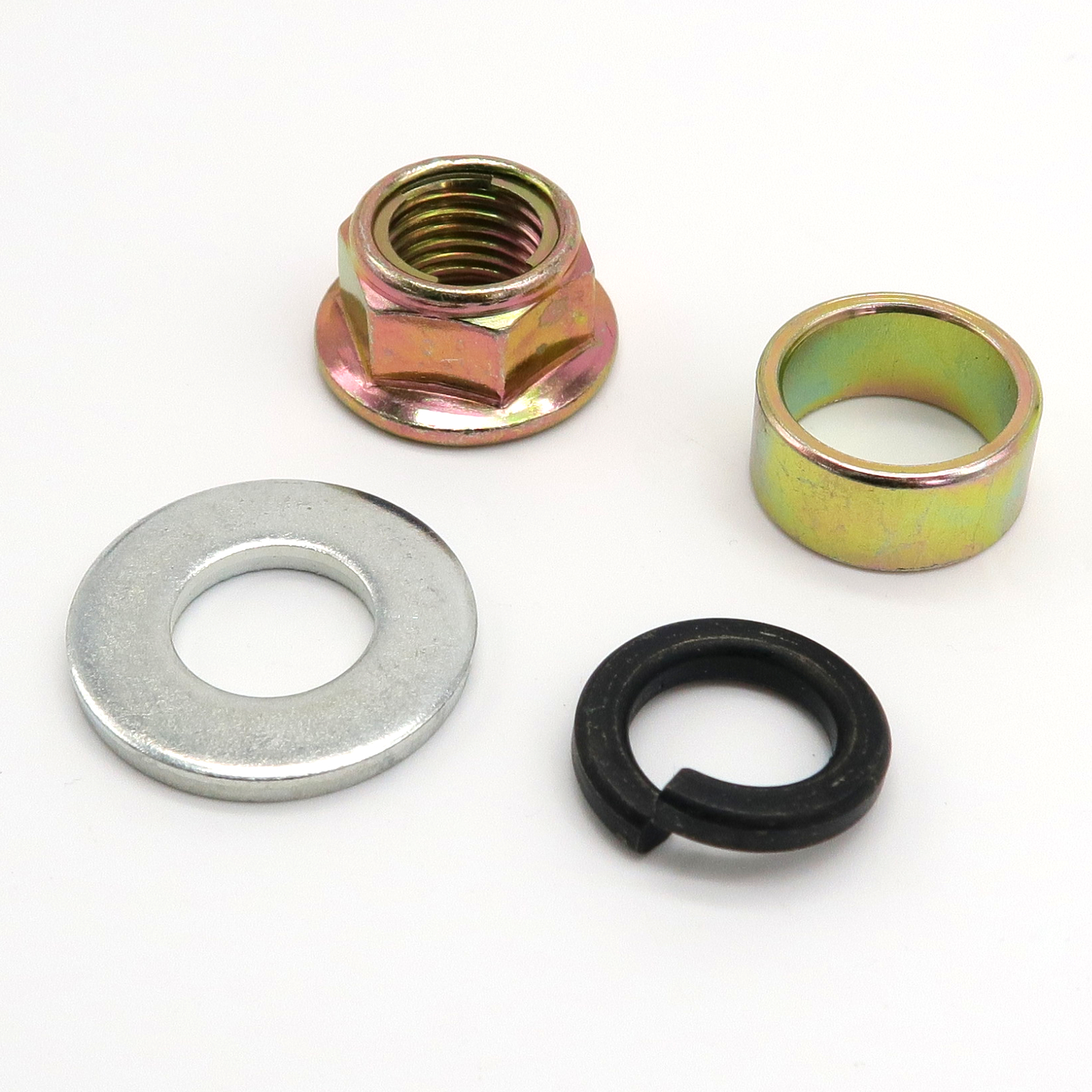 Quad15/25V3/V2Pm/V3Pm/R31/DS4/Duo - Buchse, Federscheibe, Unterlegscheibe, Mutter M14 für Vorderrad