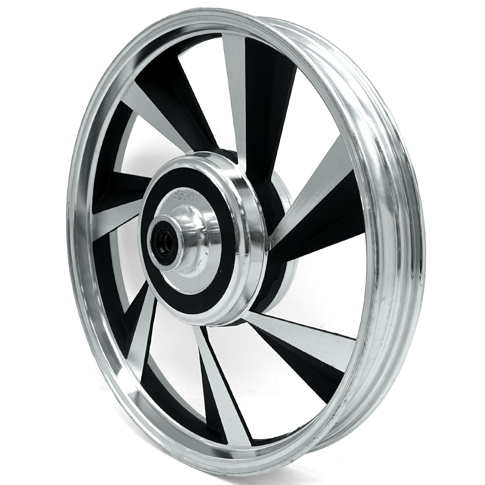 BT200/City20/45 - Rim, front wheel, black-silver