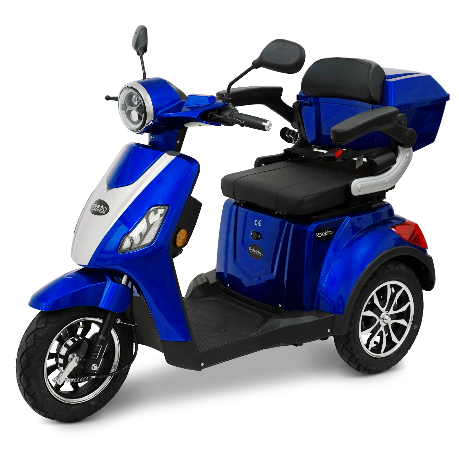 Rolektro E-Trike 25 V.2 Lead-Gel, R31, Blue, 25 km/h 