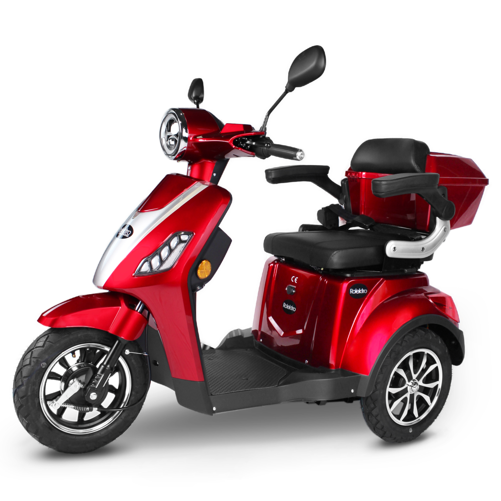 Rolektro, E-Trike 15 V.2 R31, red, 60V-20Ah lead-acid batteries, 1000 watts