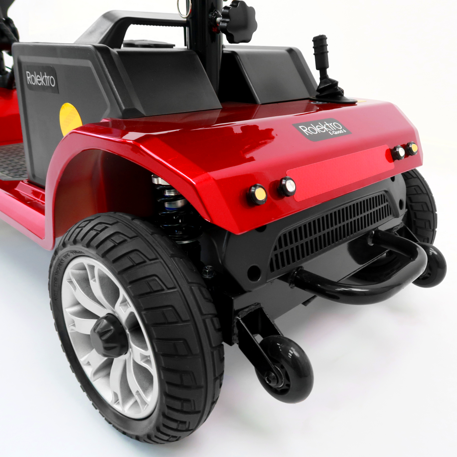 Rolektro E-Quad 6 V.2 Pro, Blei-Gel, Rot, 6 km/h 