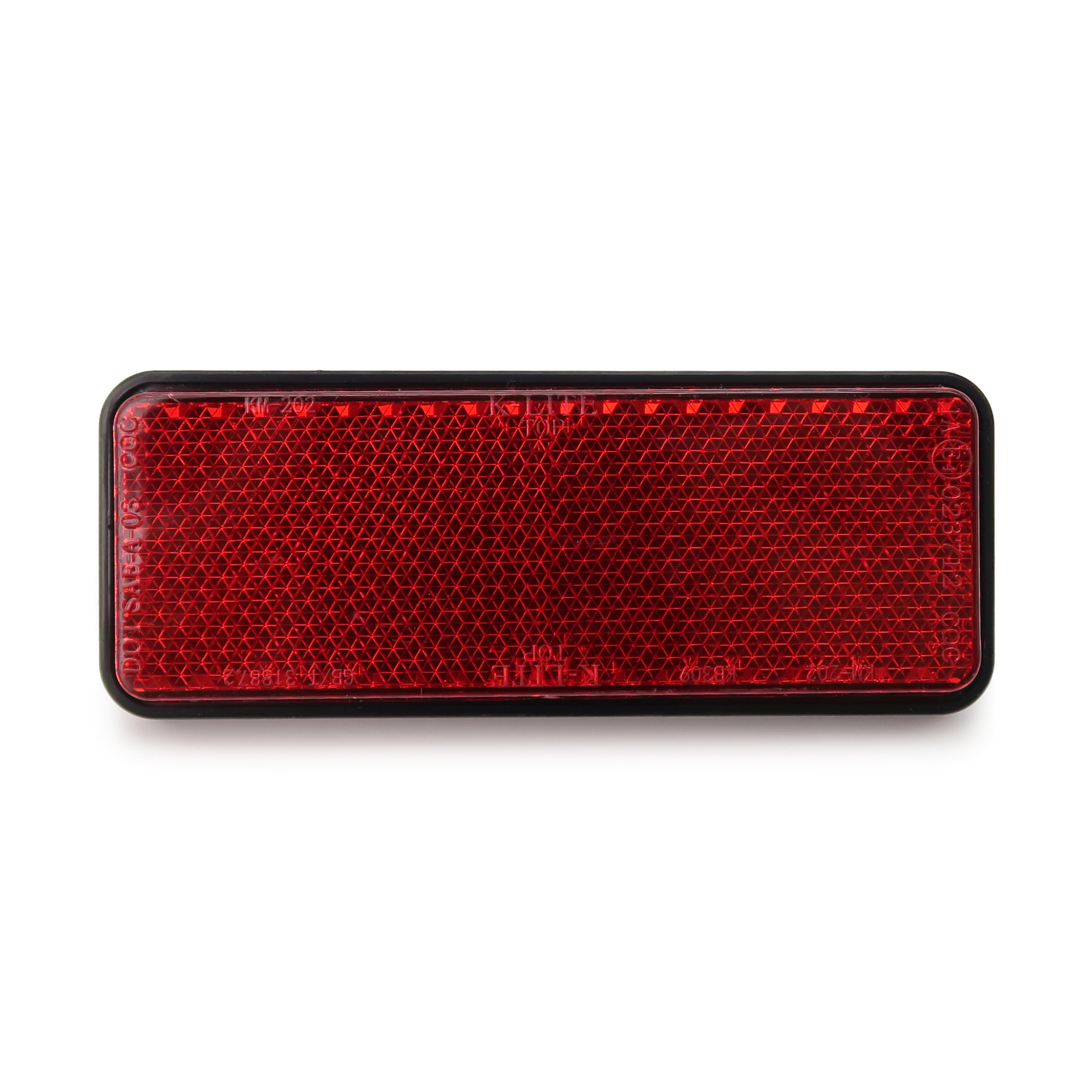 MX2 - Reflektor, viereckig, Rot, hinten,1 Stück