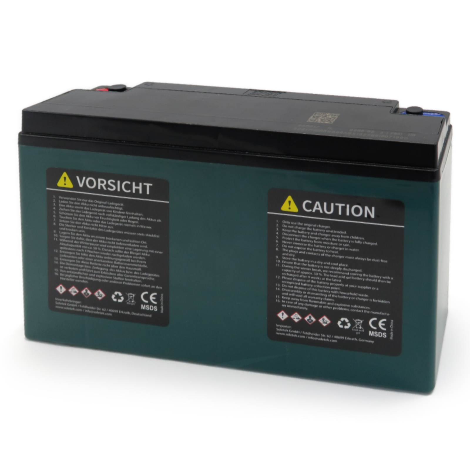 Carrier25V2 - Akku Bleigel, 12V-32Ah, Akku Einzel, Chilwee / 3HR