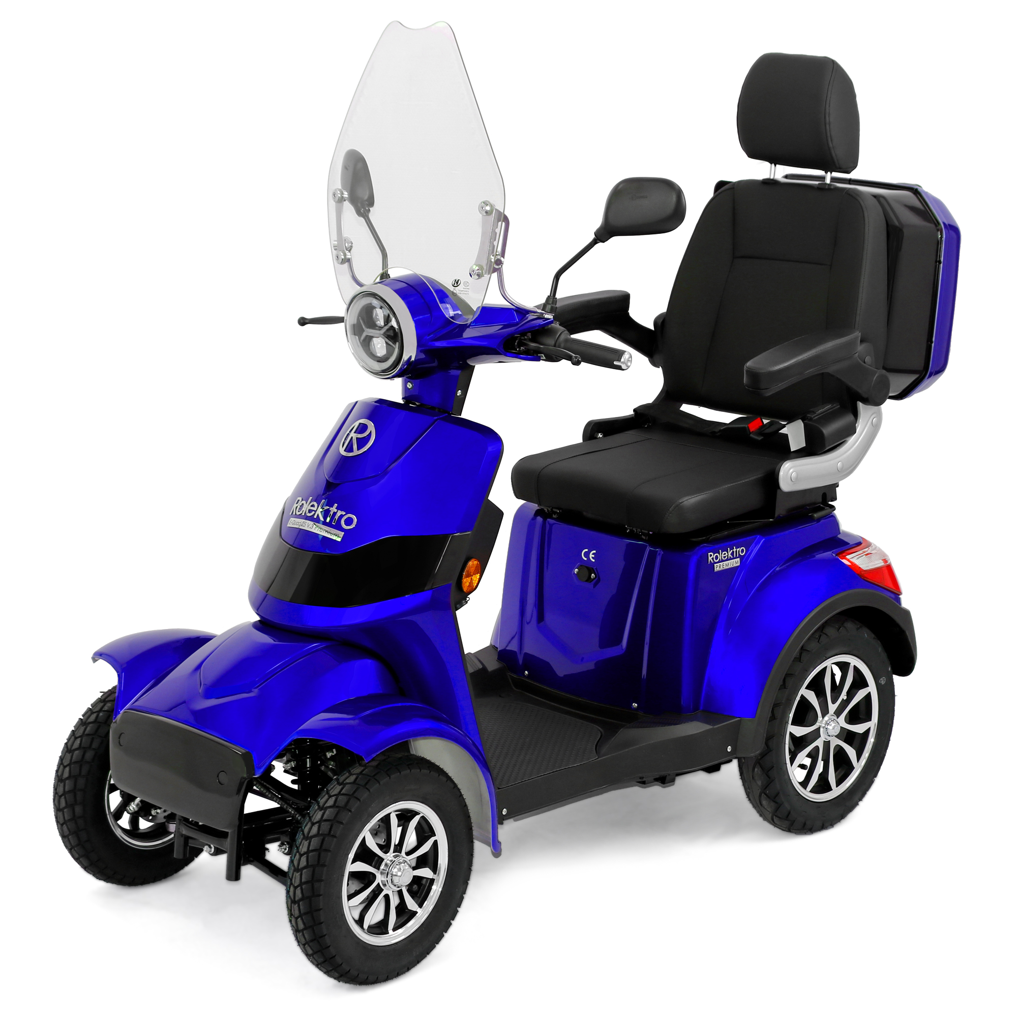 Rolektro E-Quad 25 V.3 Premium, Lithium, Blau, 25 km/h